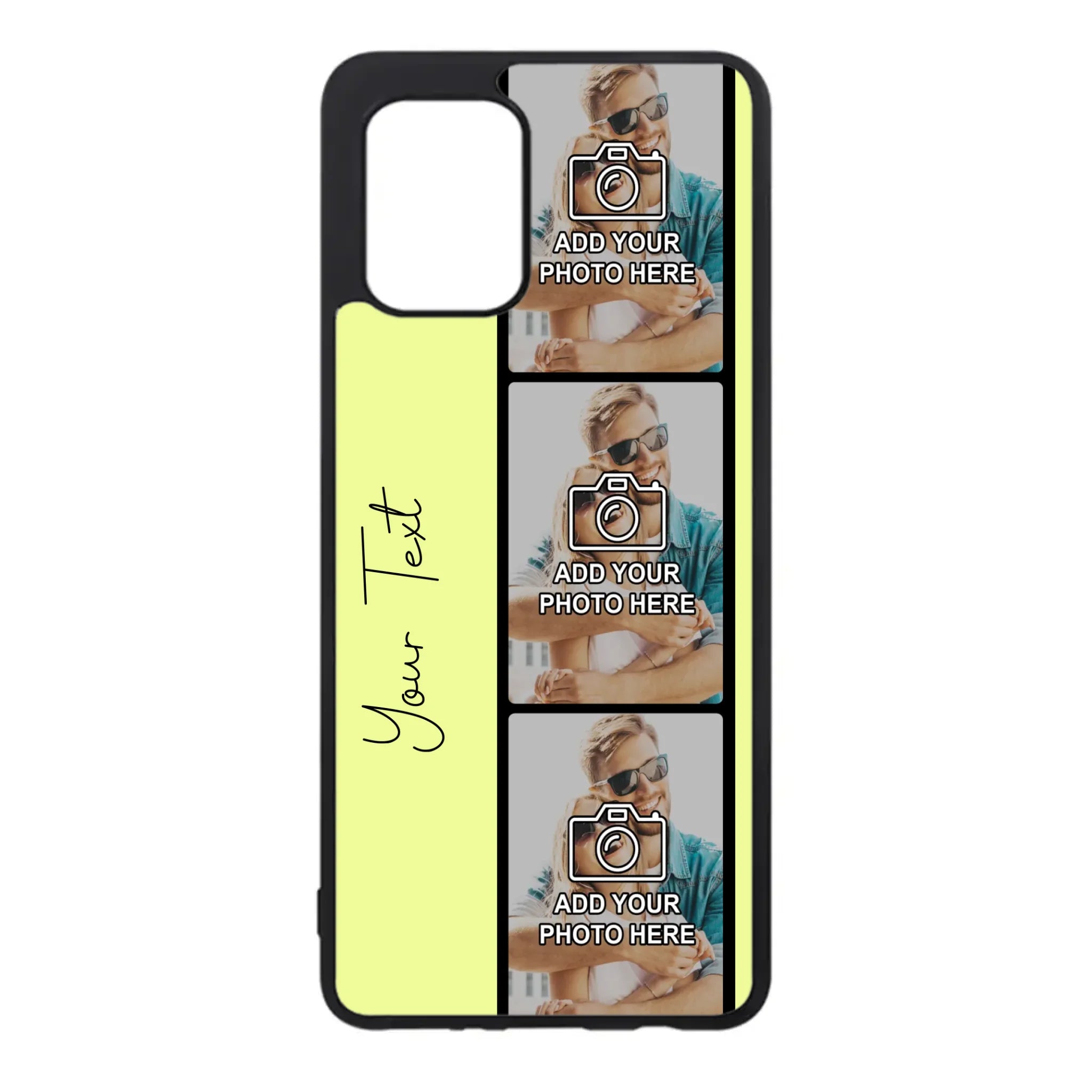 Personalised film reel phone case Samsung Galaxy size reference