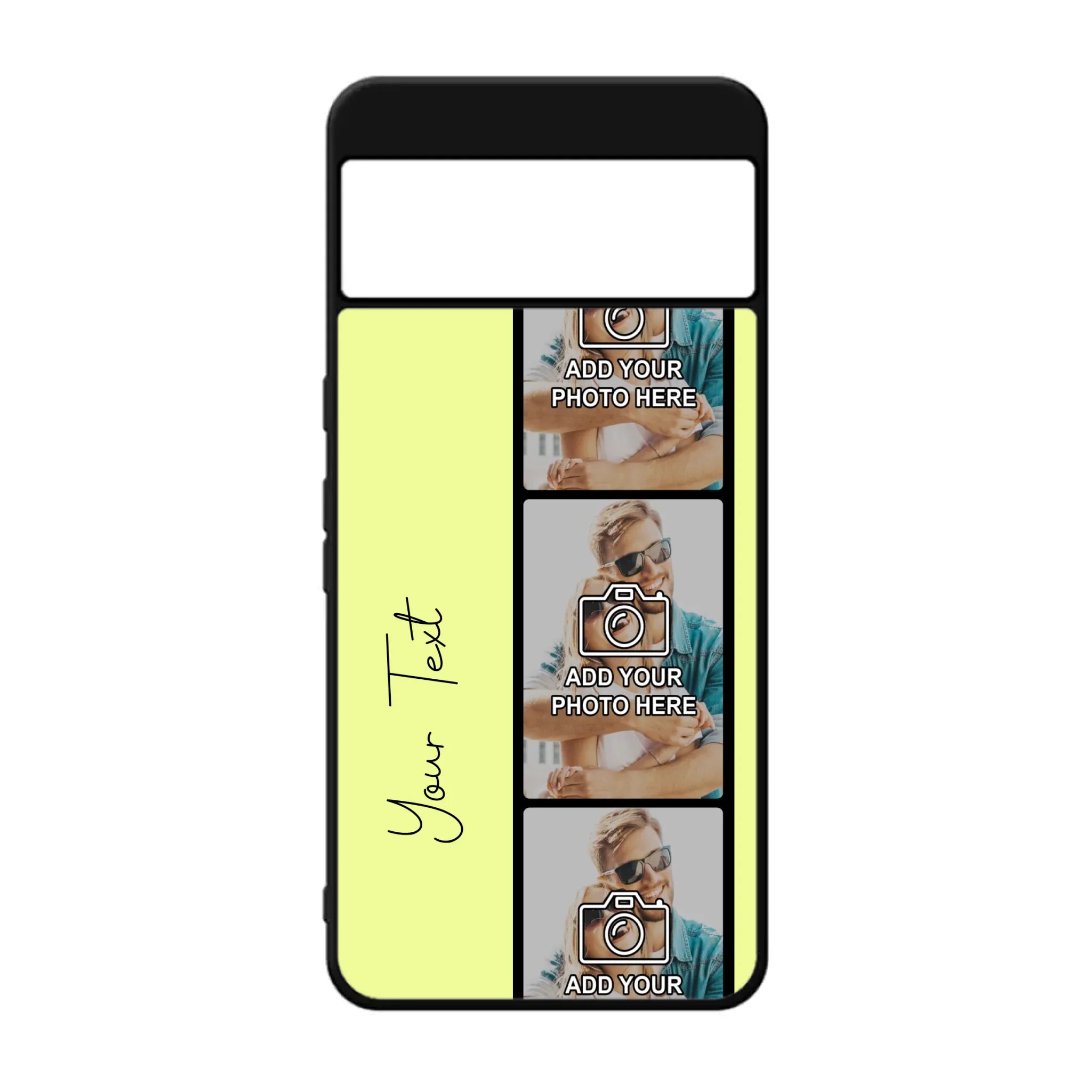 Personalised film reel phone case Samsung Galaxy model detail