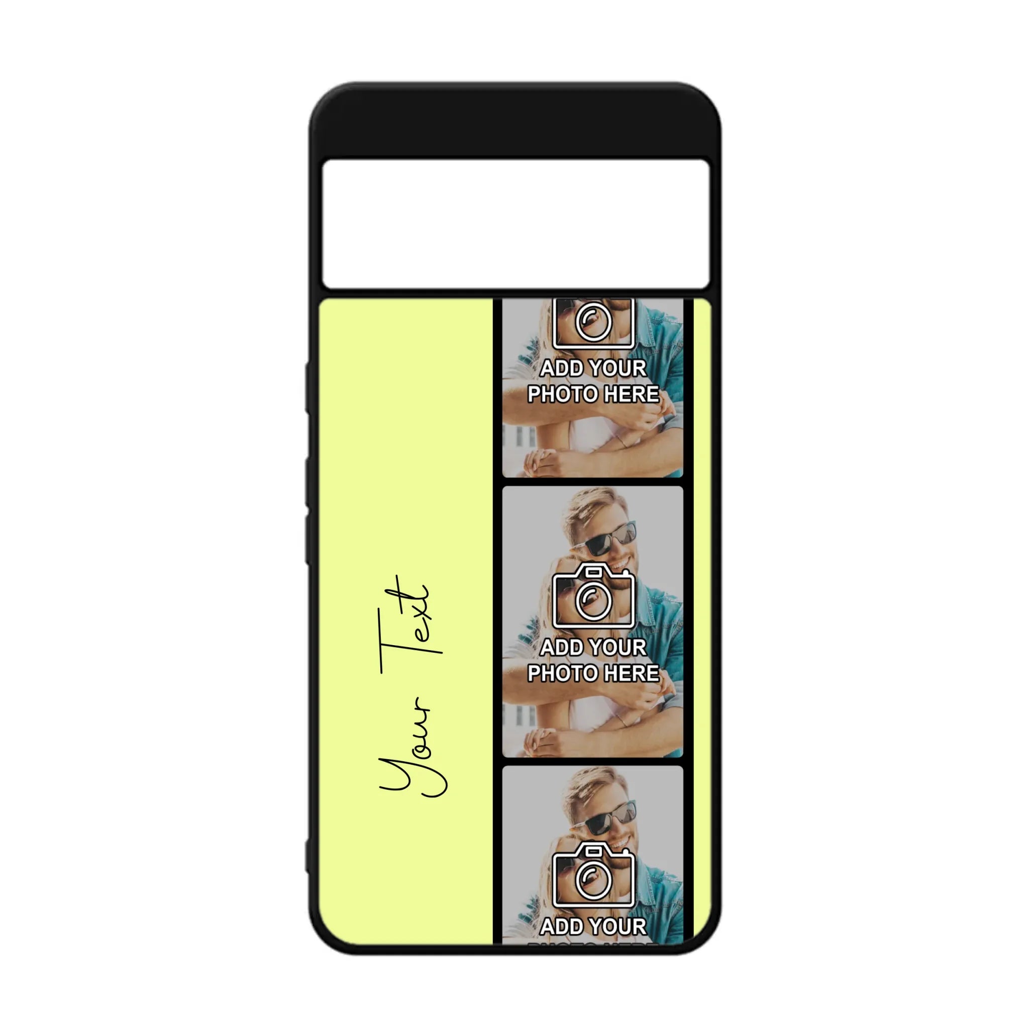 Personalised film reel phone case Samsung Galaxy back view