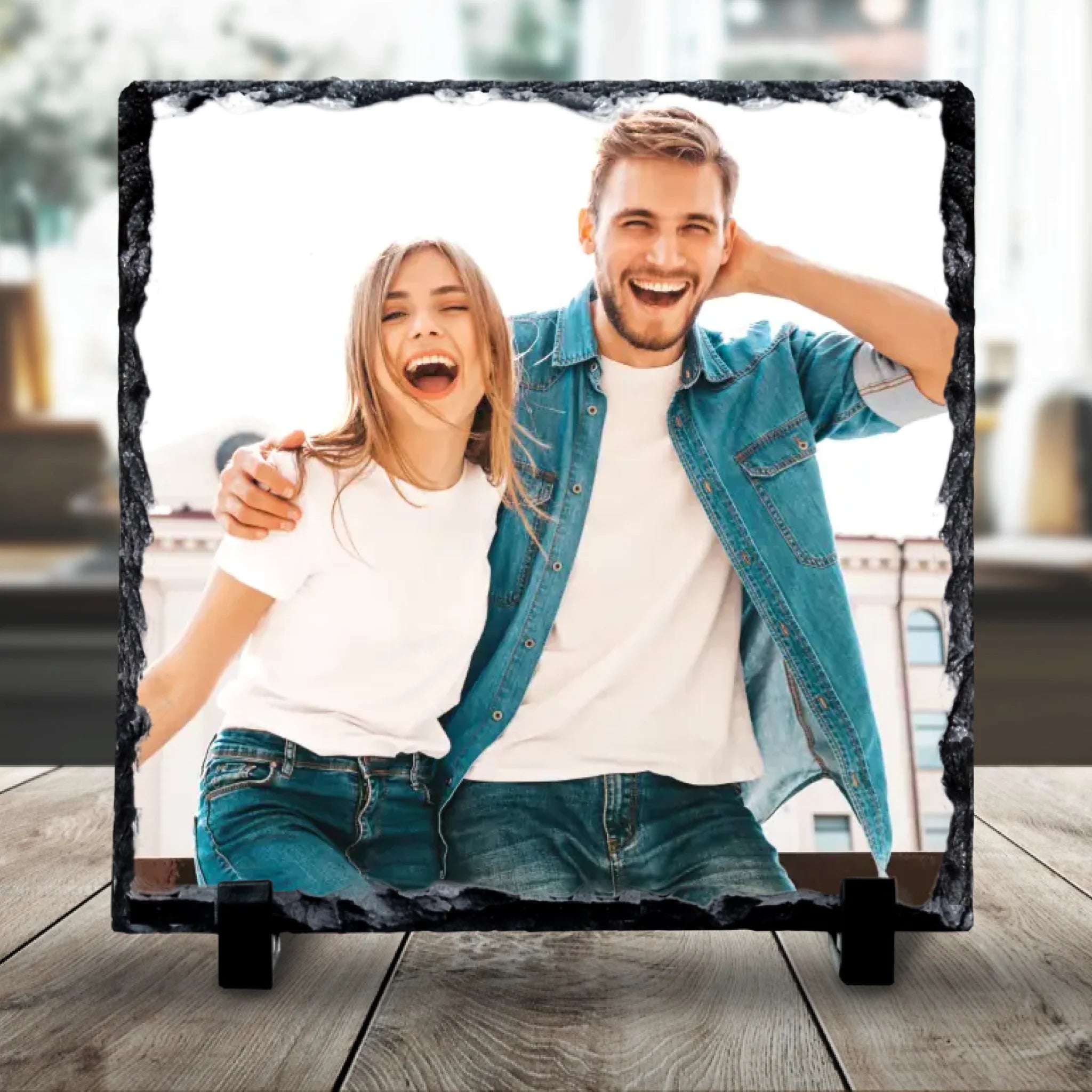 Custom Personalised Photo Slate - Perfect Keepsake Gift