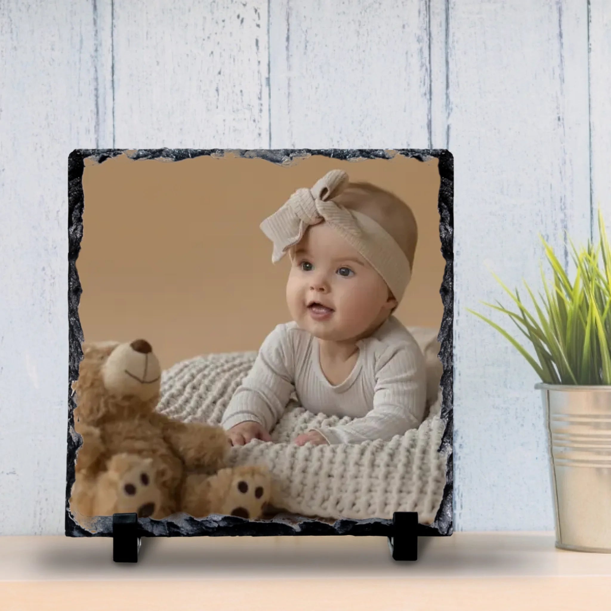 Custom Personalised Photo Slate - Thoughtful Family Gift