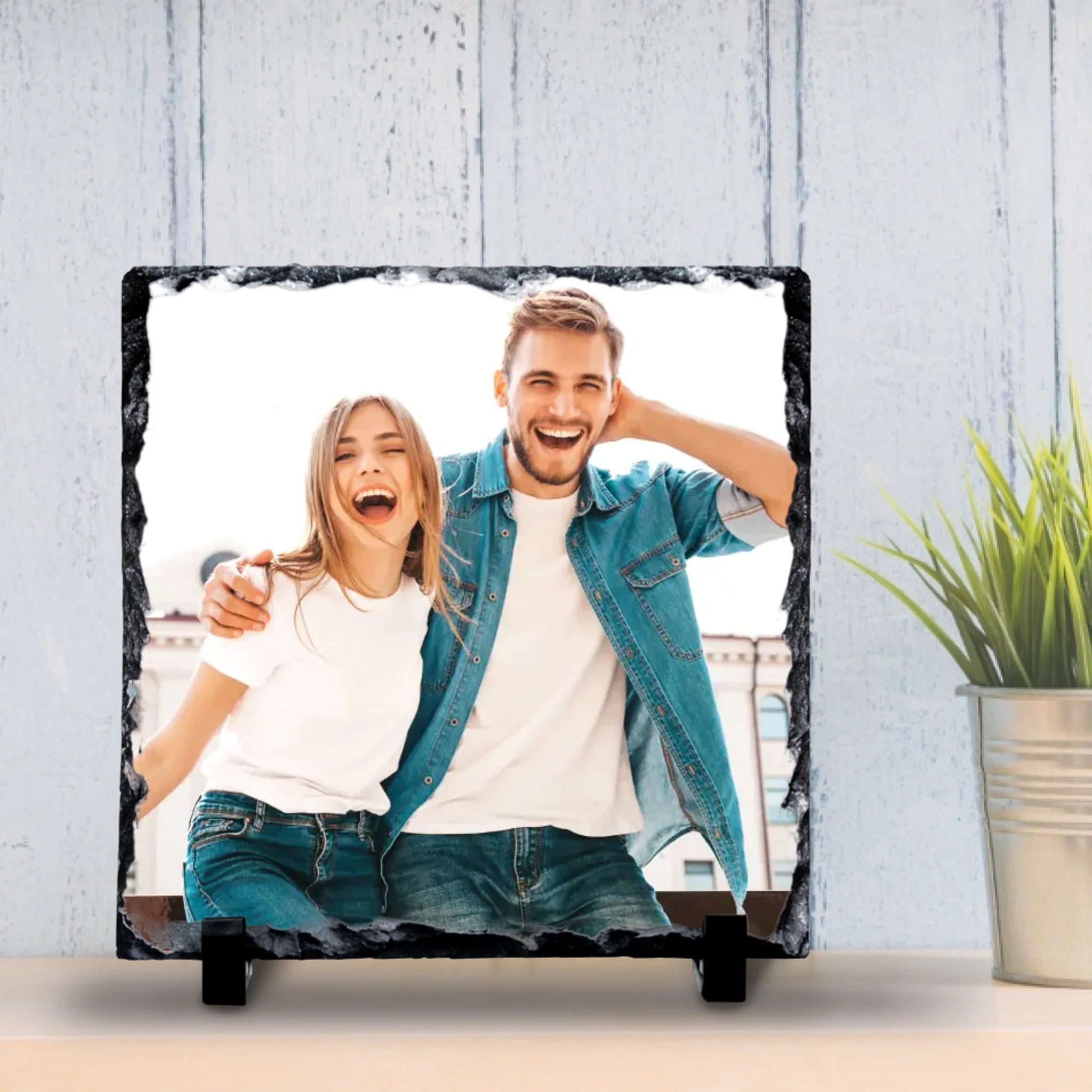 Custom Personalised Photo Slate - Perfect Keepsake Gift