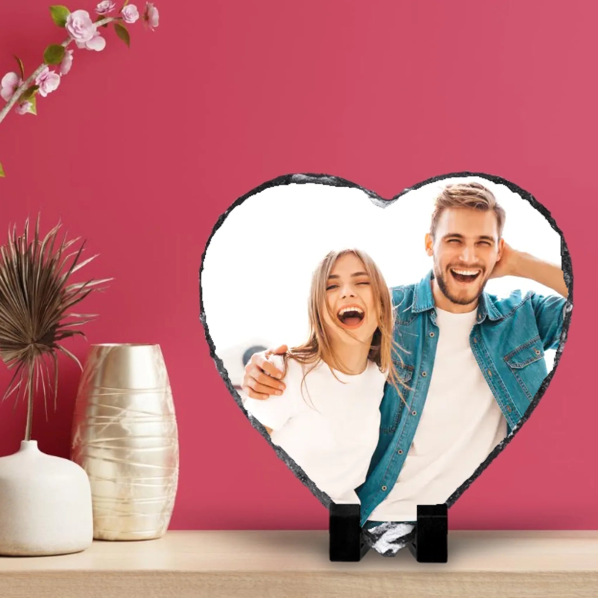 viva-magenta-wall-panelling-with-wooden-shelf-kitchen-room