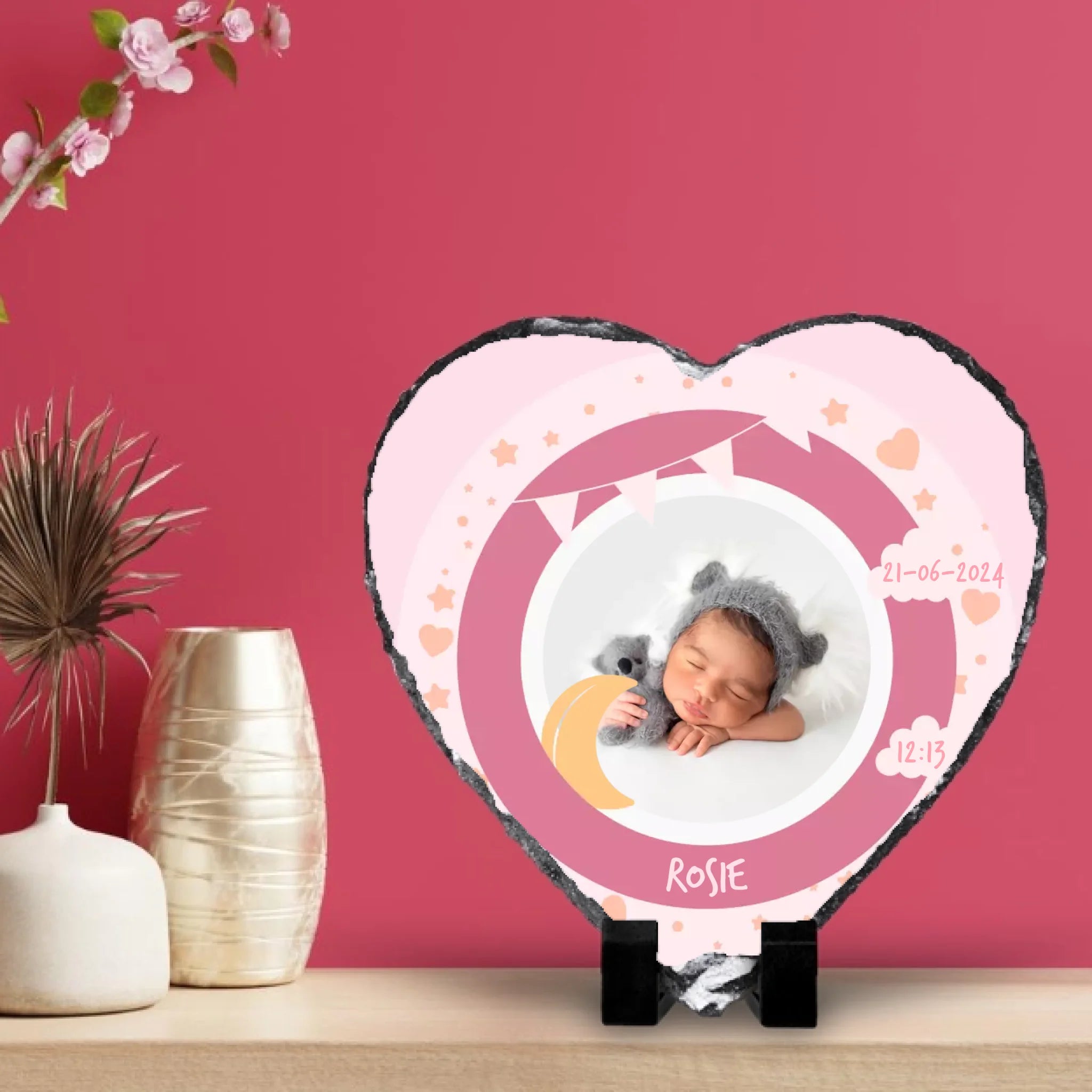 viva-magenta-wall-panelling-with-wooden-shelf-kitchen-room