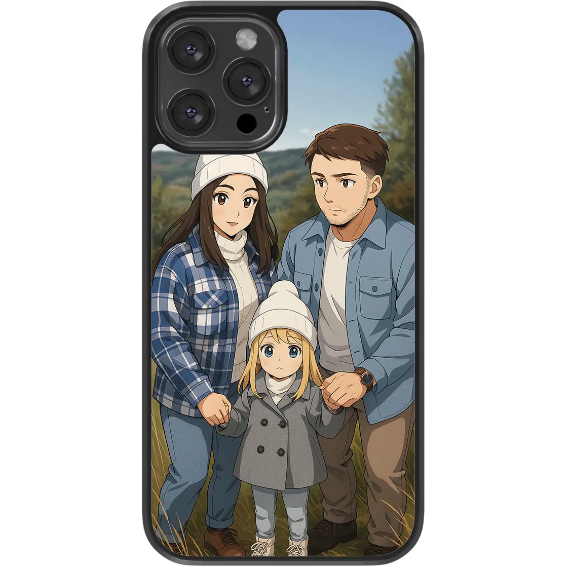 Custom Personalised Anime - Manga Animated Rubber TPU Case for iPhone, Samsung & Pixel