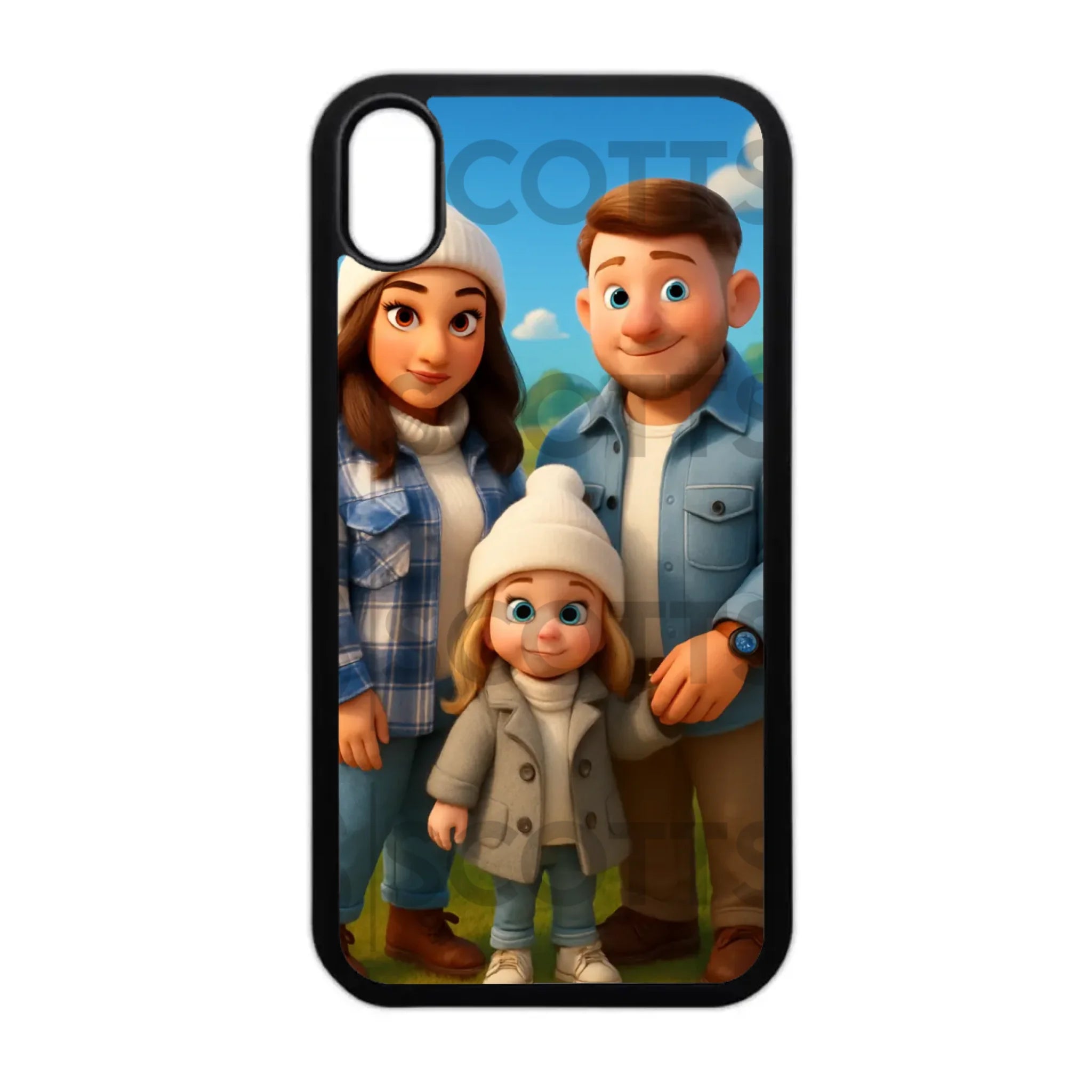 Custom Personalised Cartoon Animation - Magical - Rubber TPU Case for iPhone, Samsung & Pixel