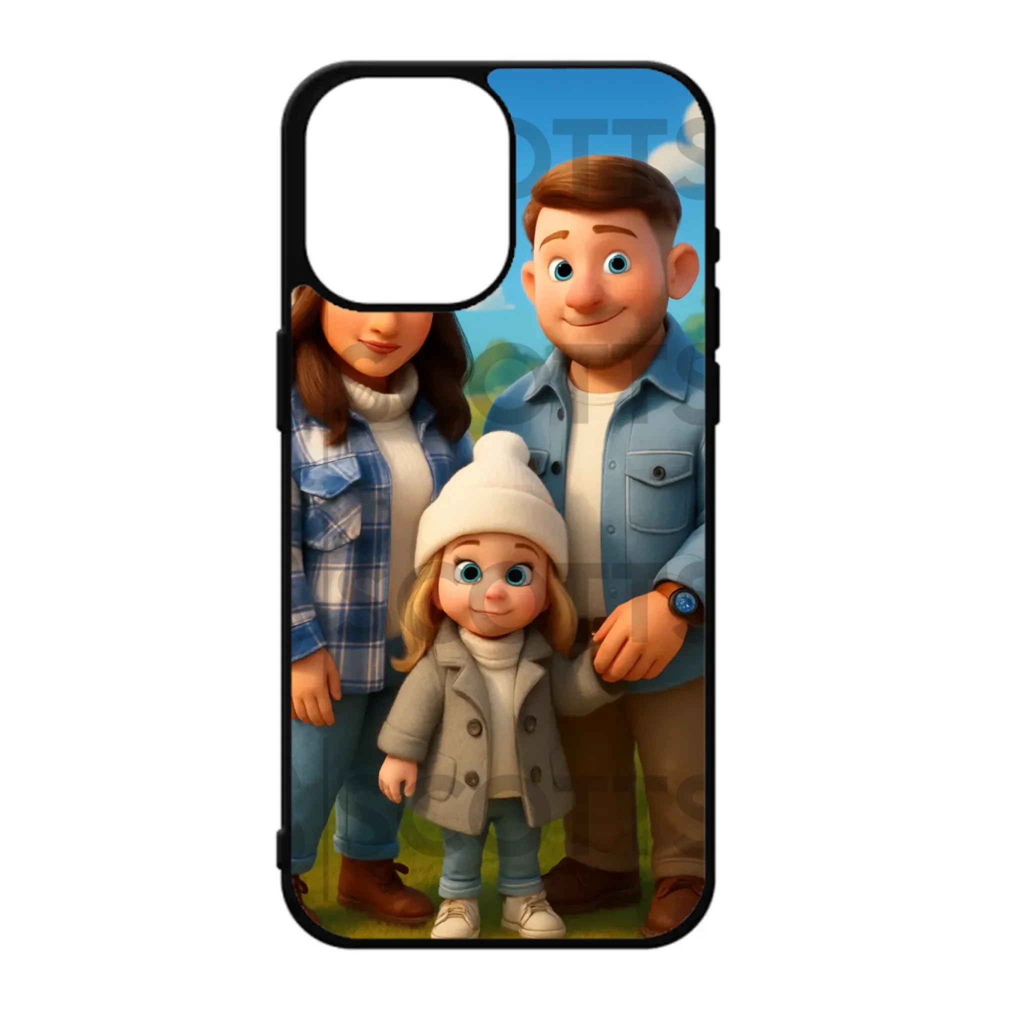 Personalised magical cartoon phone case shock-resistant TPU edges