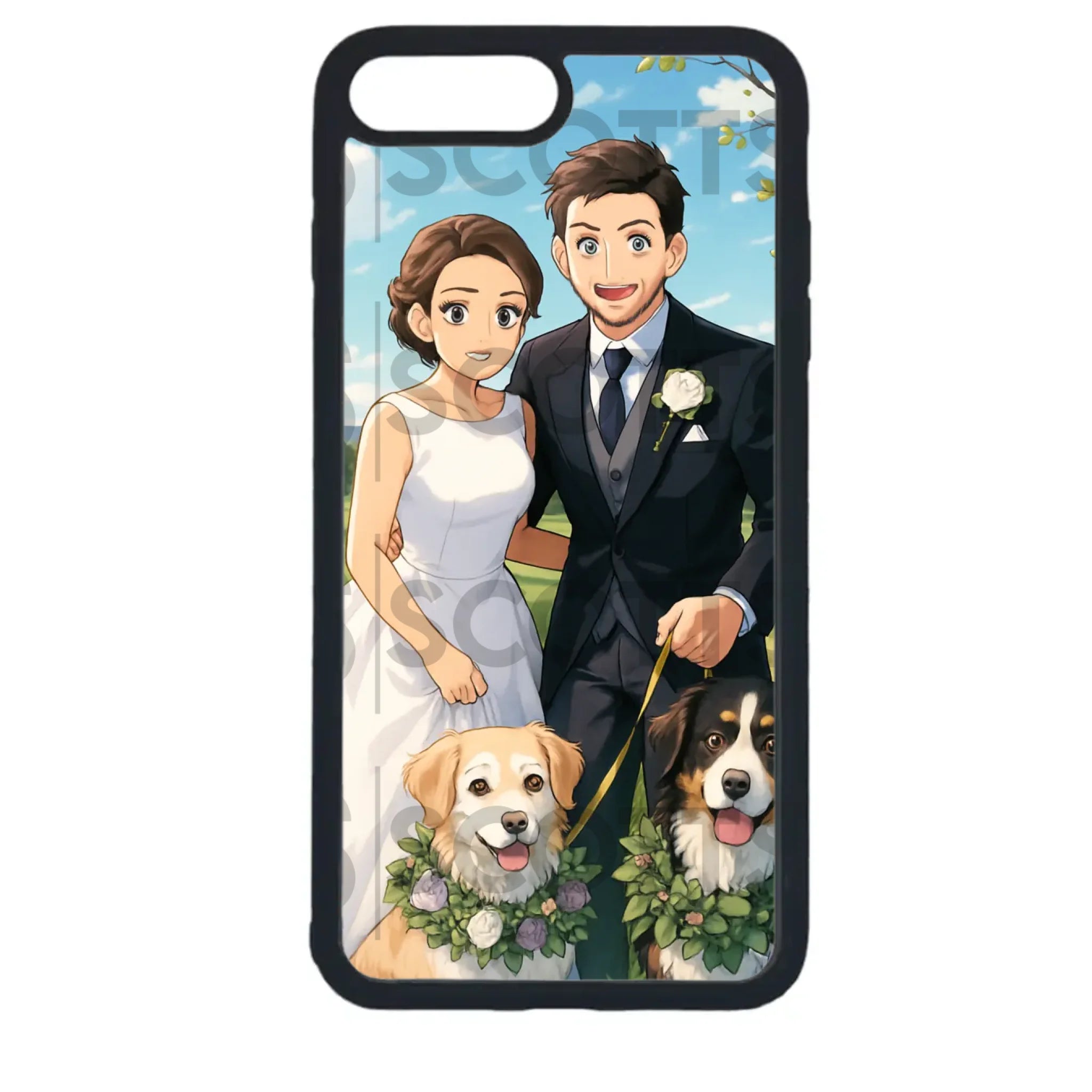 Custom manga design personalised phone case for iPhone