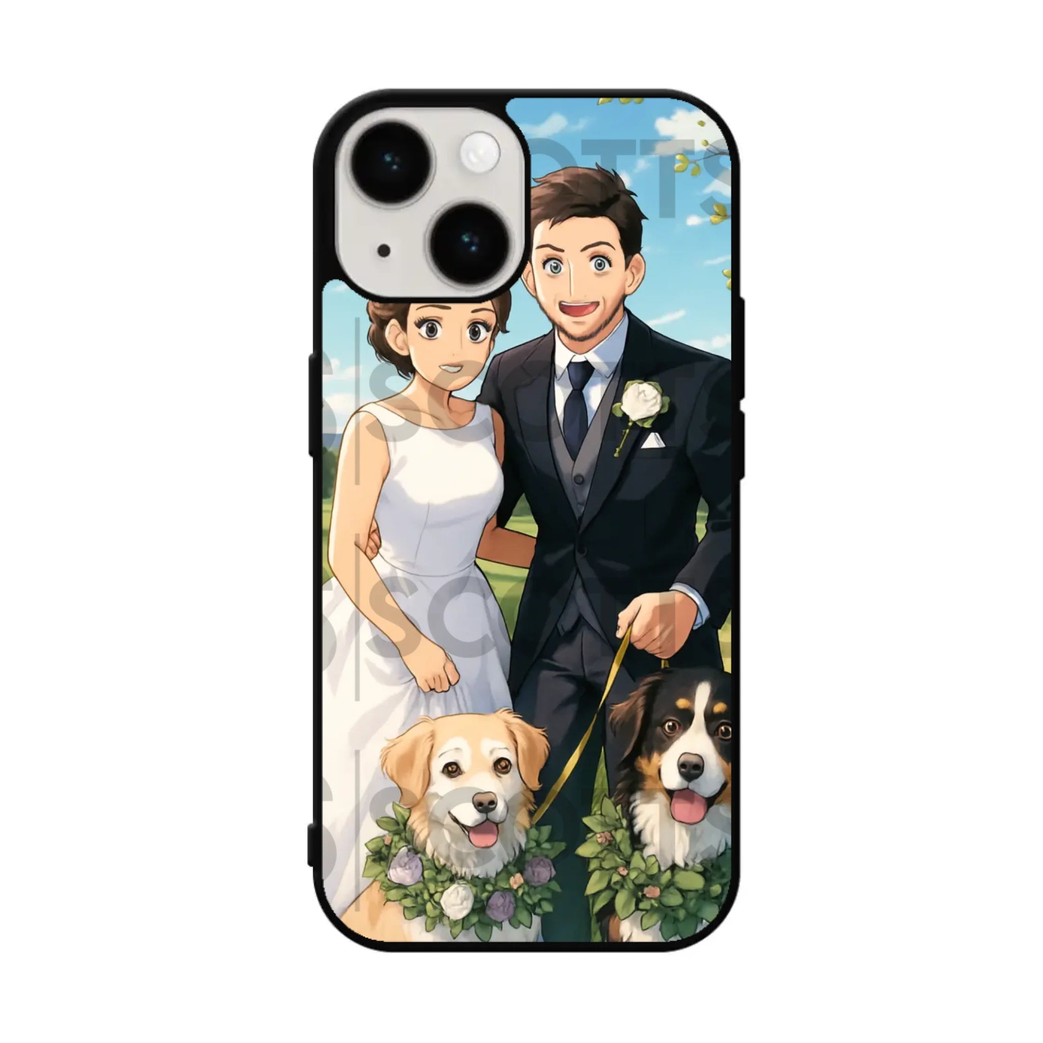 Personalised anime phone case for iPhone slim fit