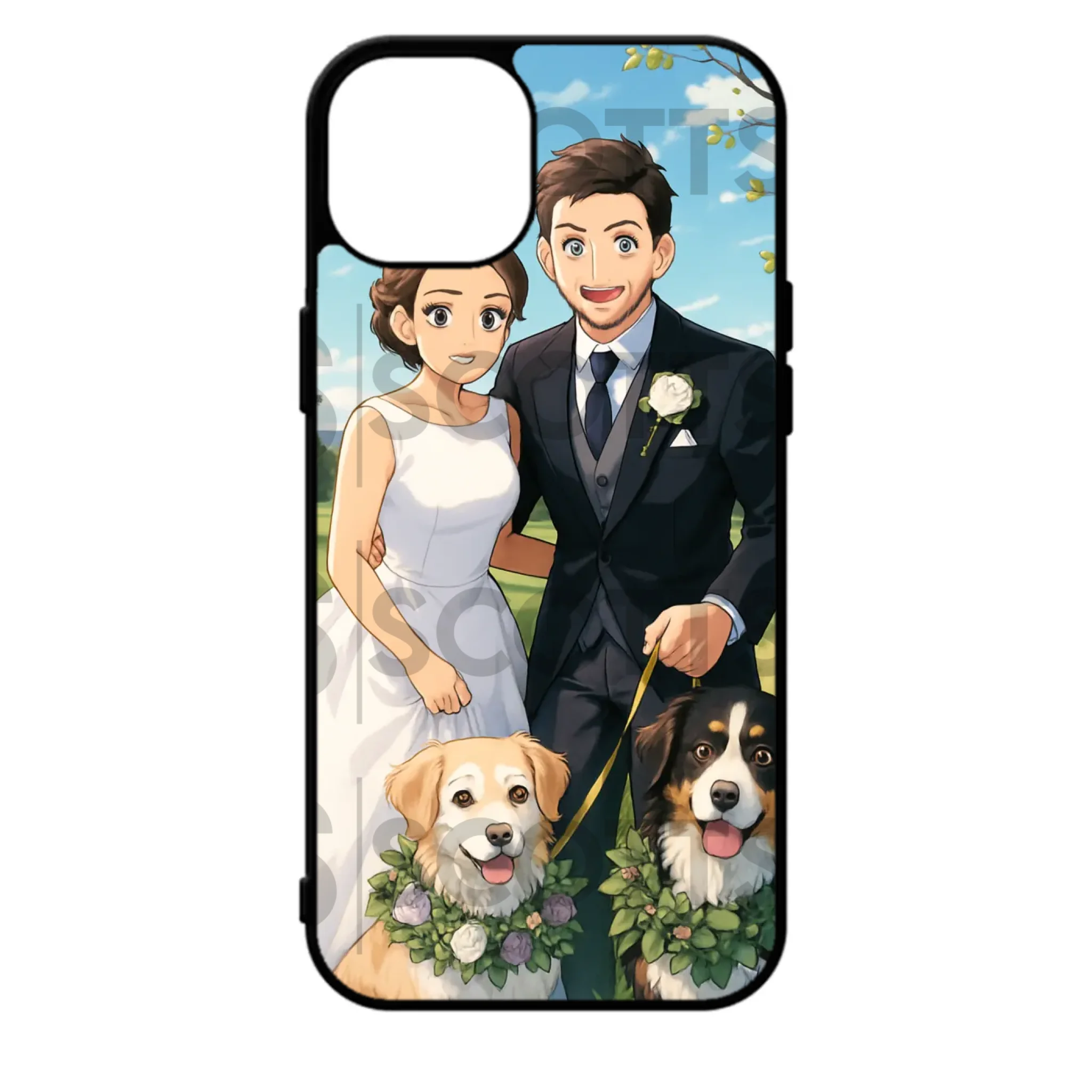 Personalised anime phone case for iPhone 13
