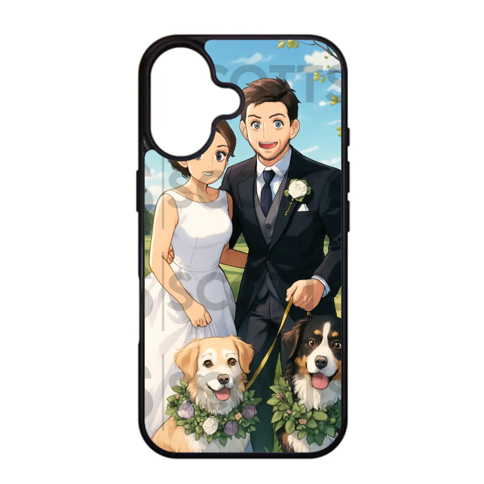 Personalised anime phone case for iPhone 16