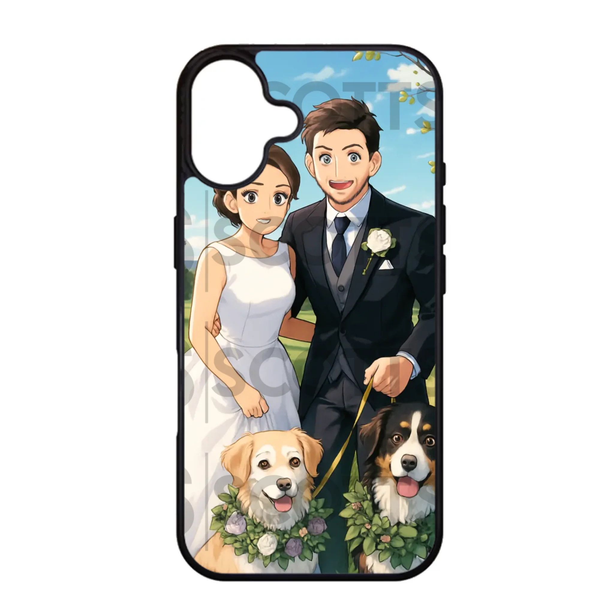 Personalised anime phone case for iPhone 16 Plus
