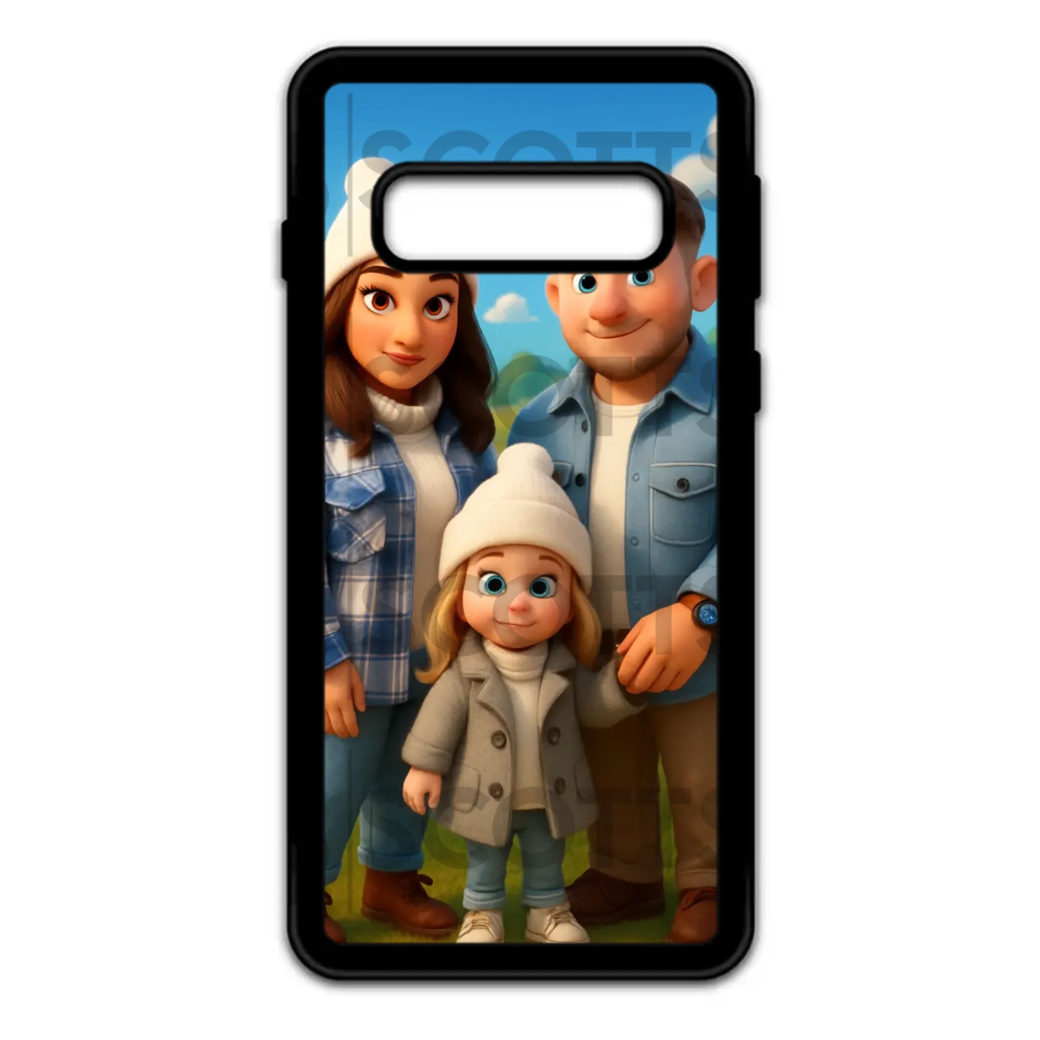 Custom cartoon personalised phone case for iPhone model