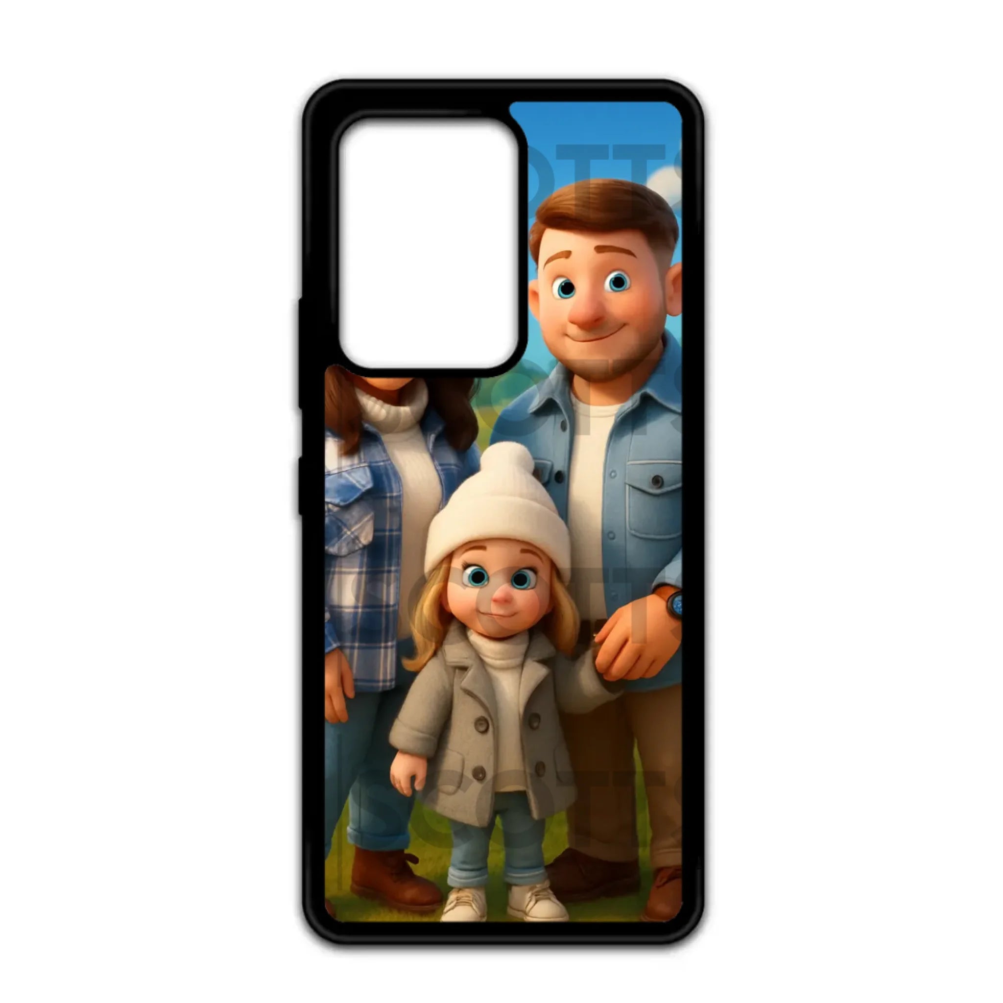 Personalised cartoon animation phone case for iPhone