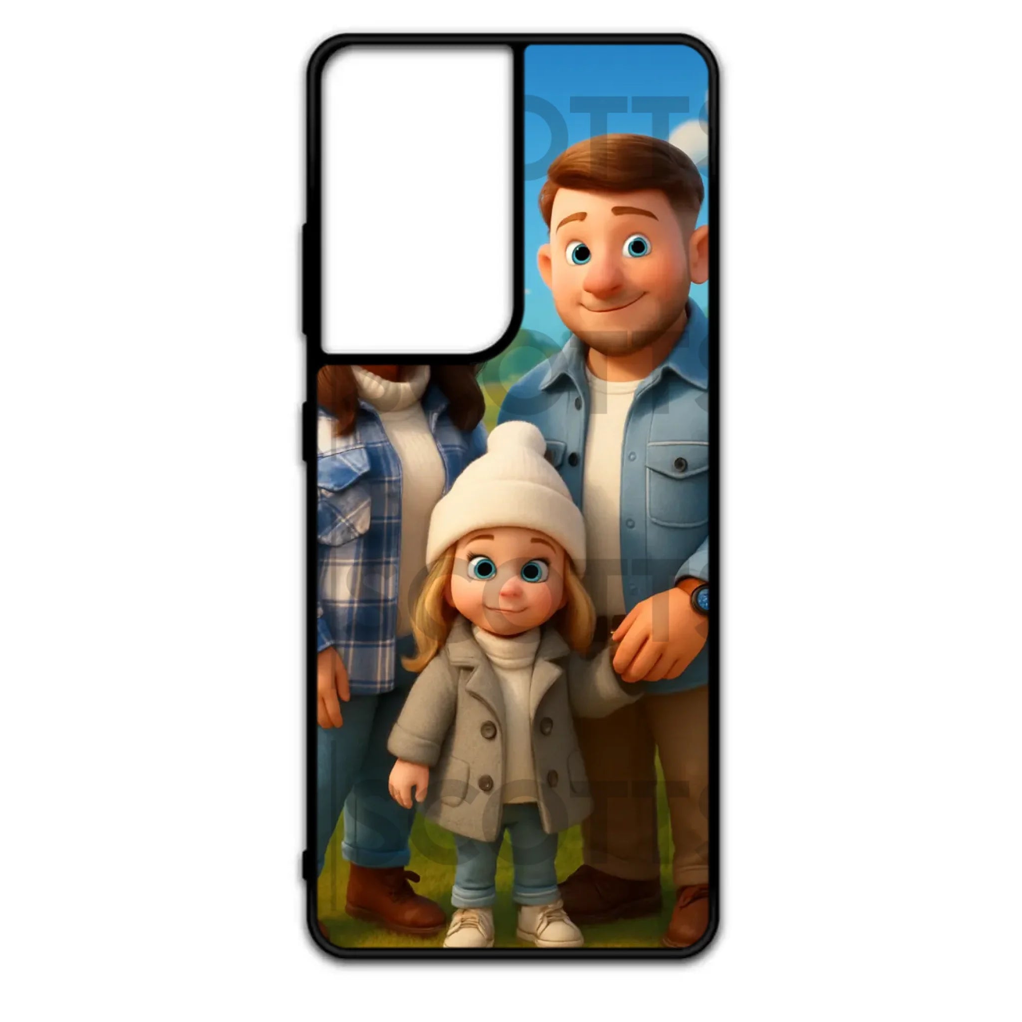 Personalised cartoon phone case for iPhone slim fit