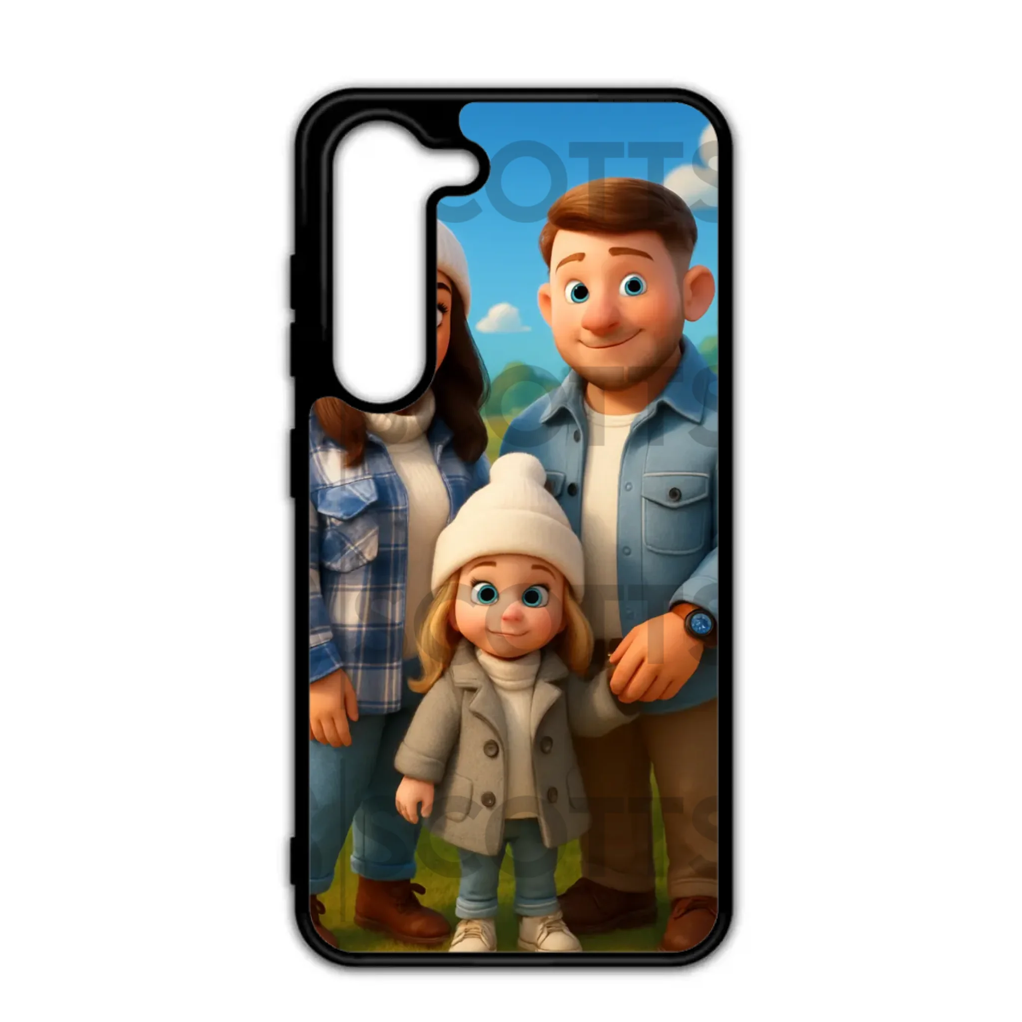 Custom cartoon animation personalised case for iPhone