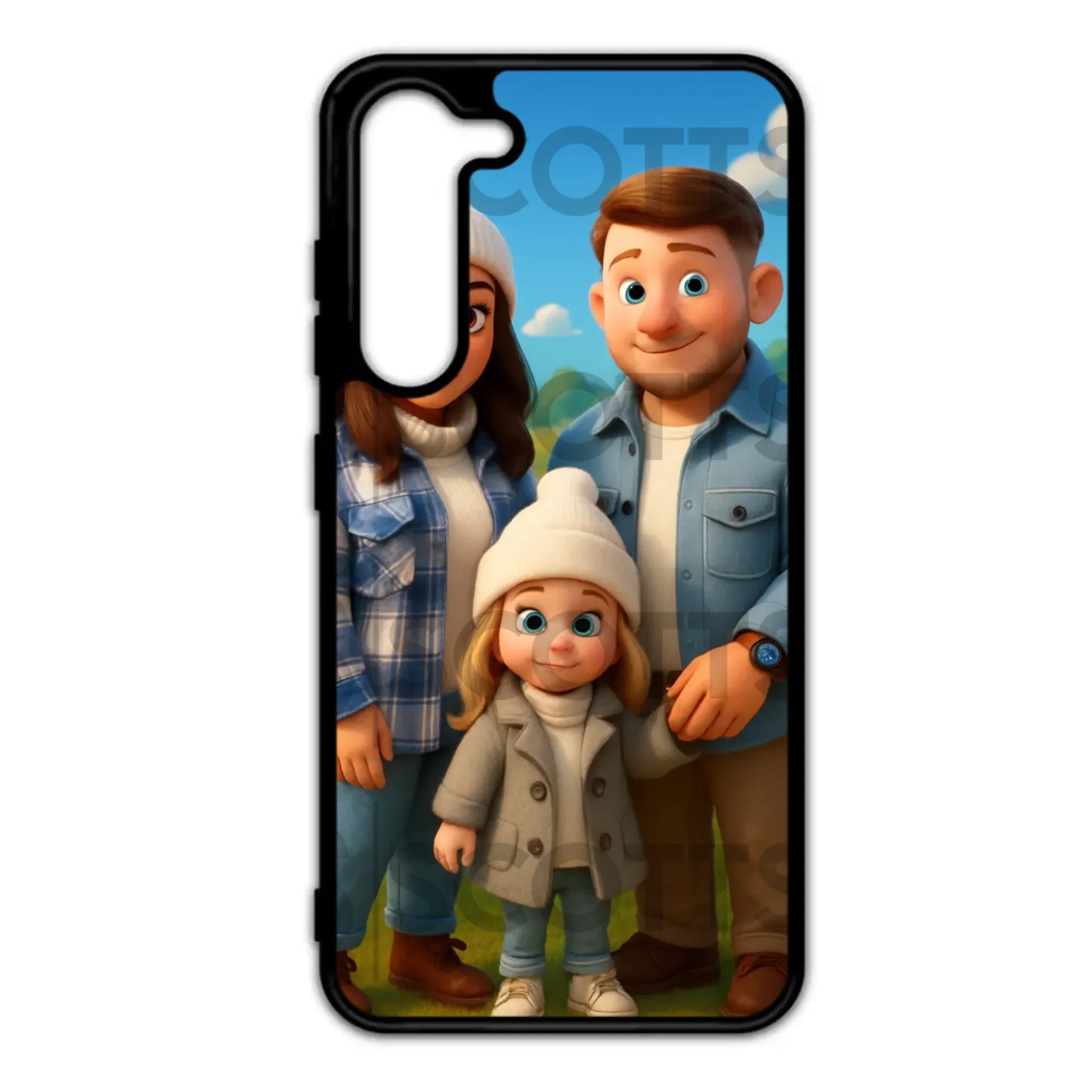 Custom Personalised Cartoon Animation - Magical - Rubber TPU Case for iPhone, Samsung & Pixel