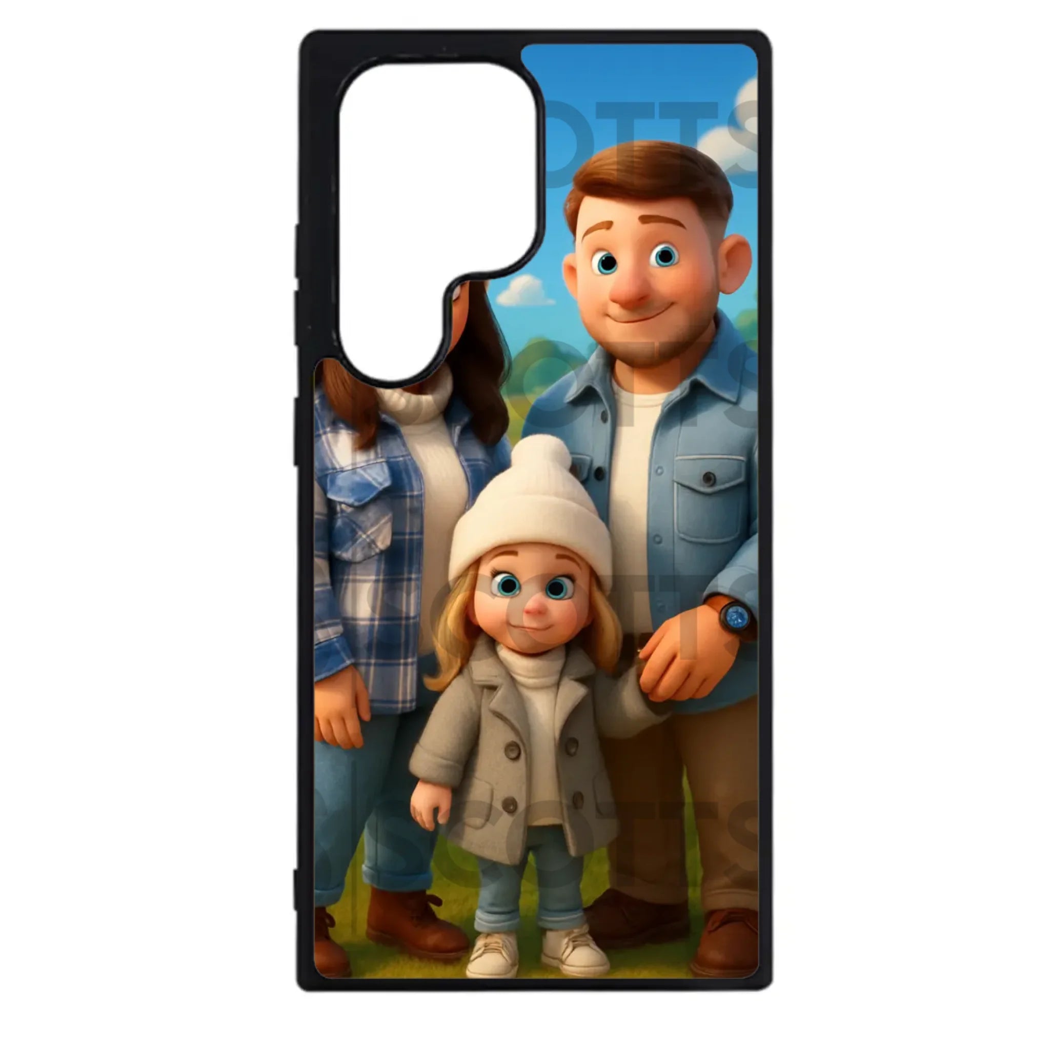 Custom Personalised Cartoon Animation - Magical - Rubber TPU Case for iPhone, Samsung & Pixel