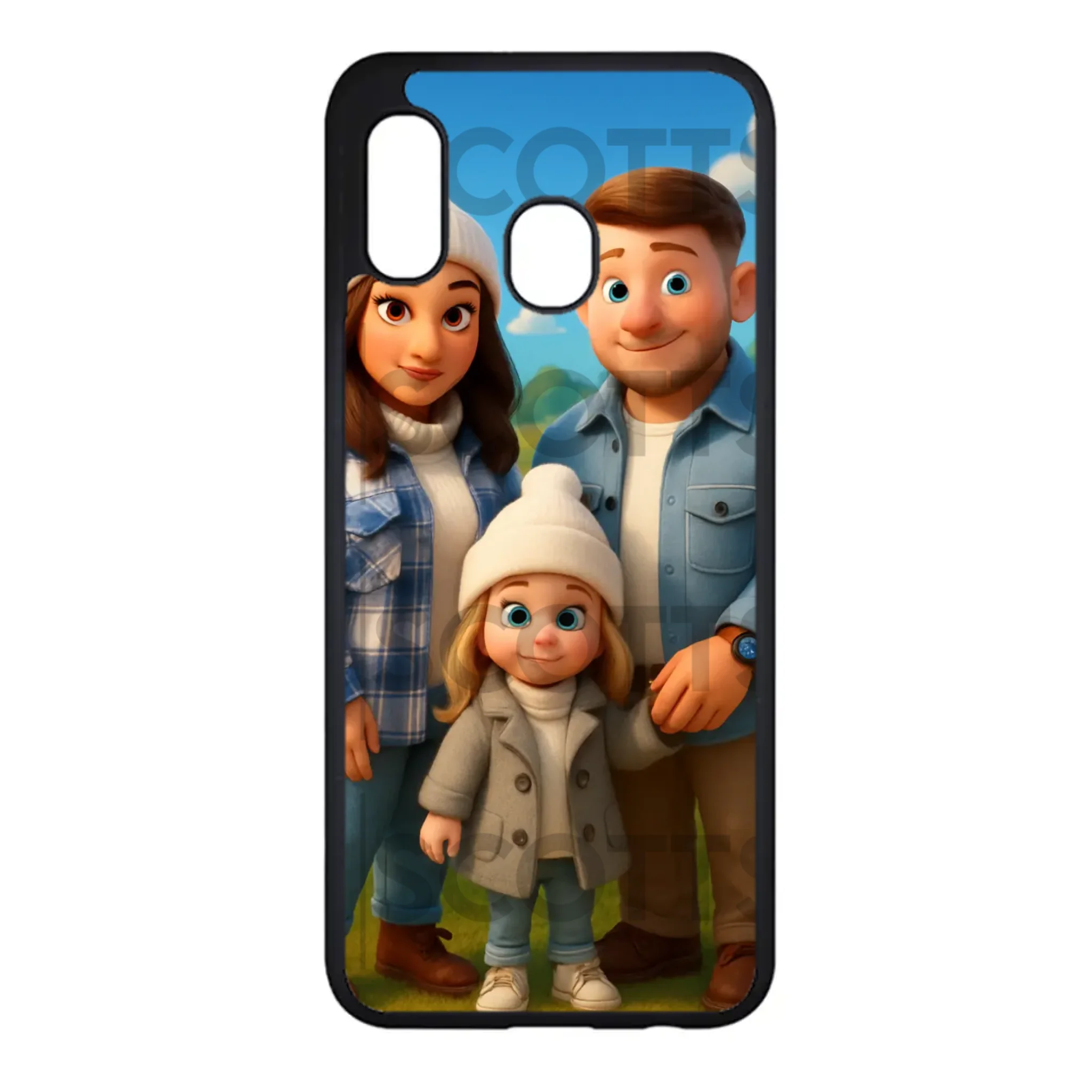 Custom Personalised Cartoon Animation - Magical - Rubber TPU Case for iPhone, Samsung & Pixel