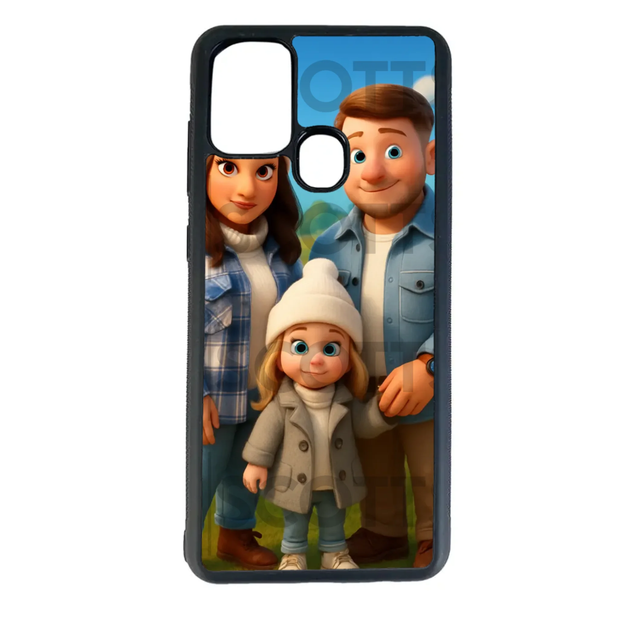 Custom Personalised Cartoon Animation - Magical - Rubber TPU Case for iPhone, Samsung & Pixel