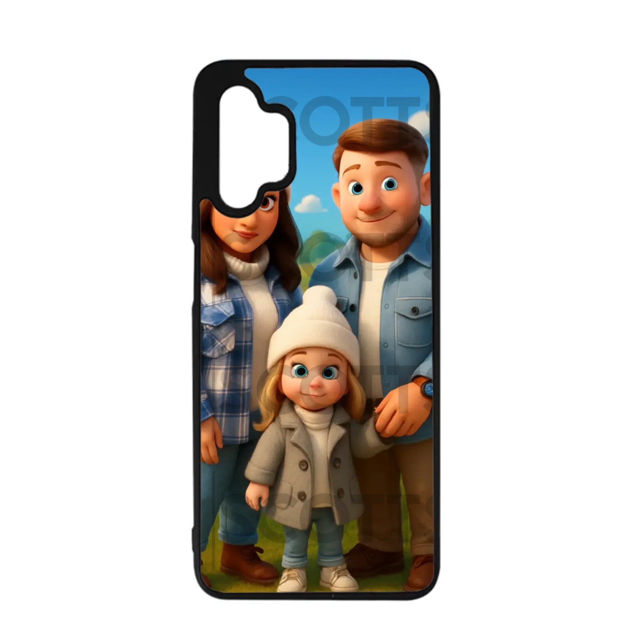 Custom Personalised Cartoon Animation - Magical - Rubber TPU Case for iPhone, Samsung & Pixel
