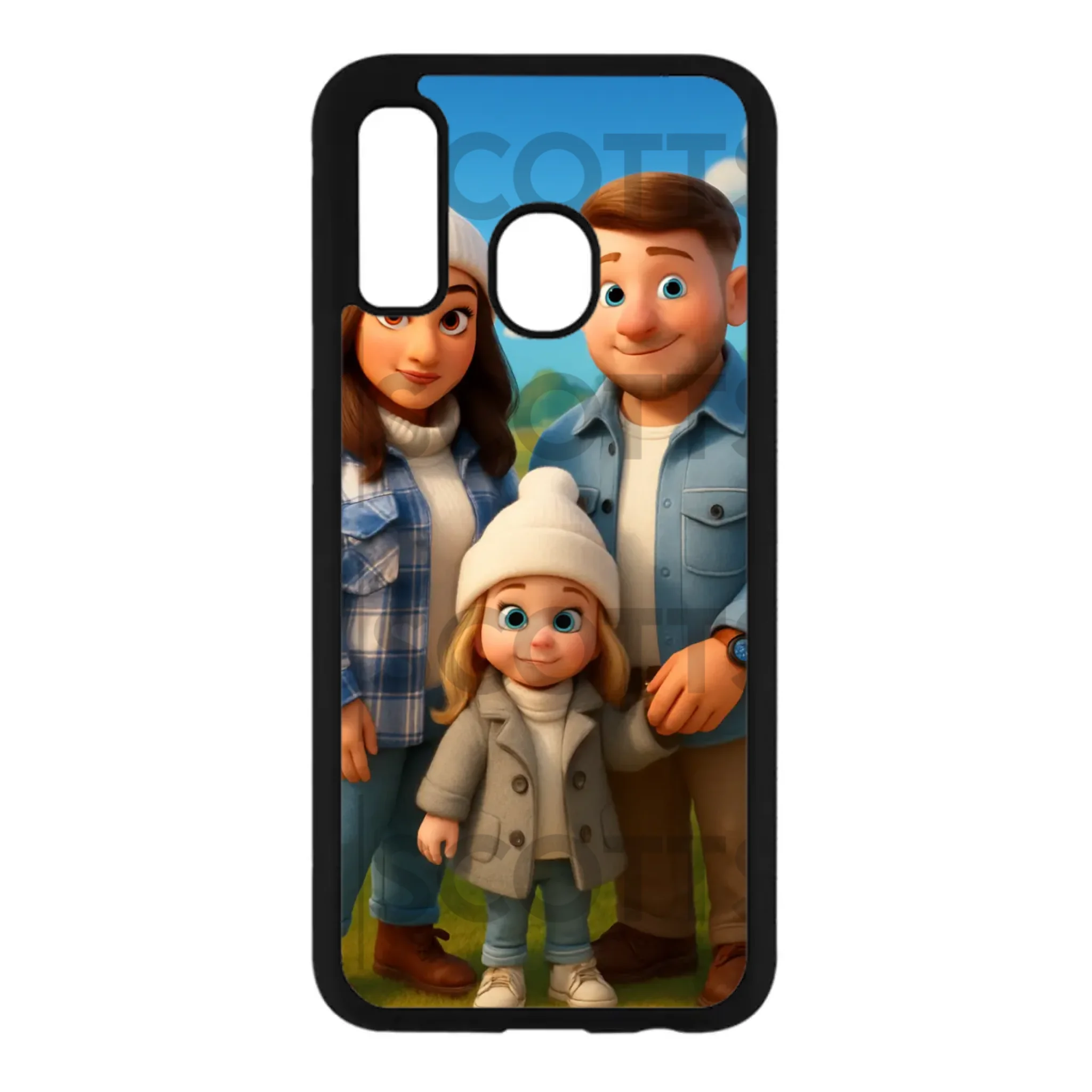 Custom Personalised Cartoon Animation - Magical - Rubber TPU Case for iPhone, Samsung & Pixel