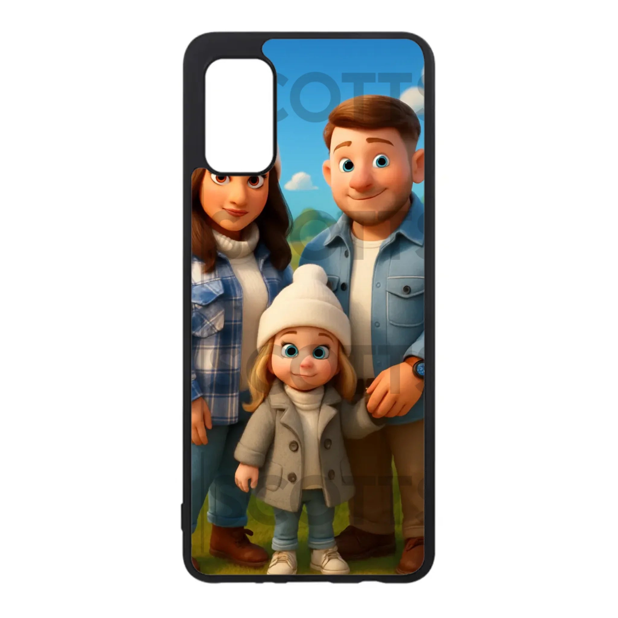 Custom Personalised Cartoon Animation - Magical - Rubber TPU Case for iPhone, Samsung & Pixel