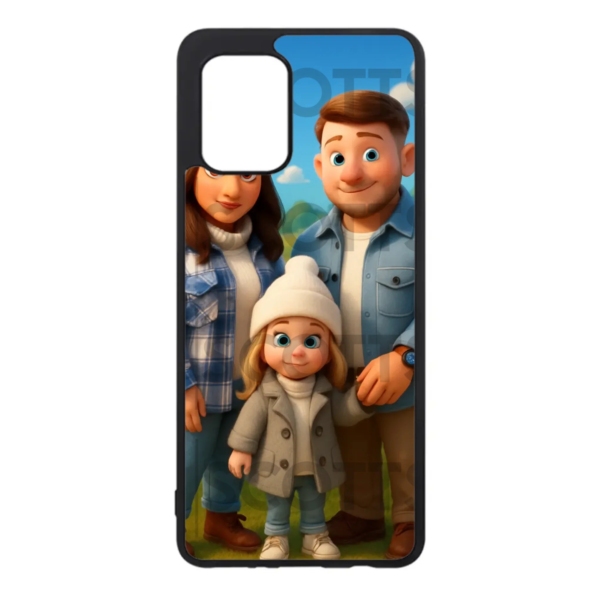 Custom Personalised Cartoon Animation - Magical - Rubber TPU Case for iPhone, Samsung & Pixel