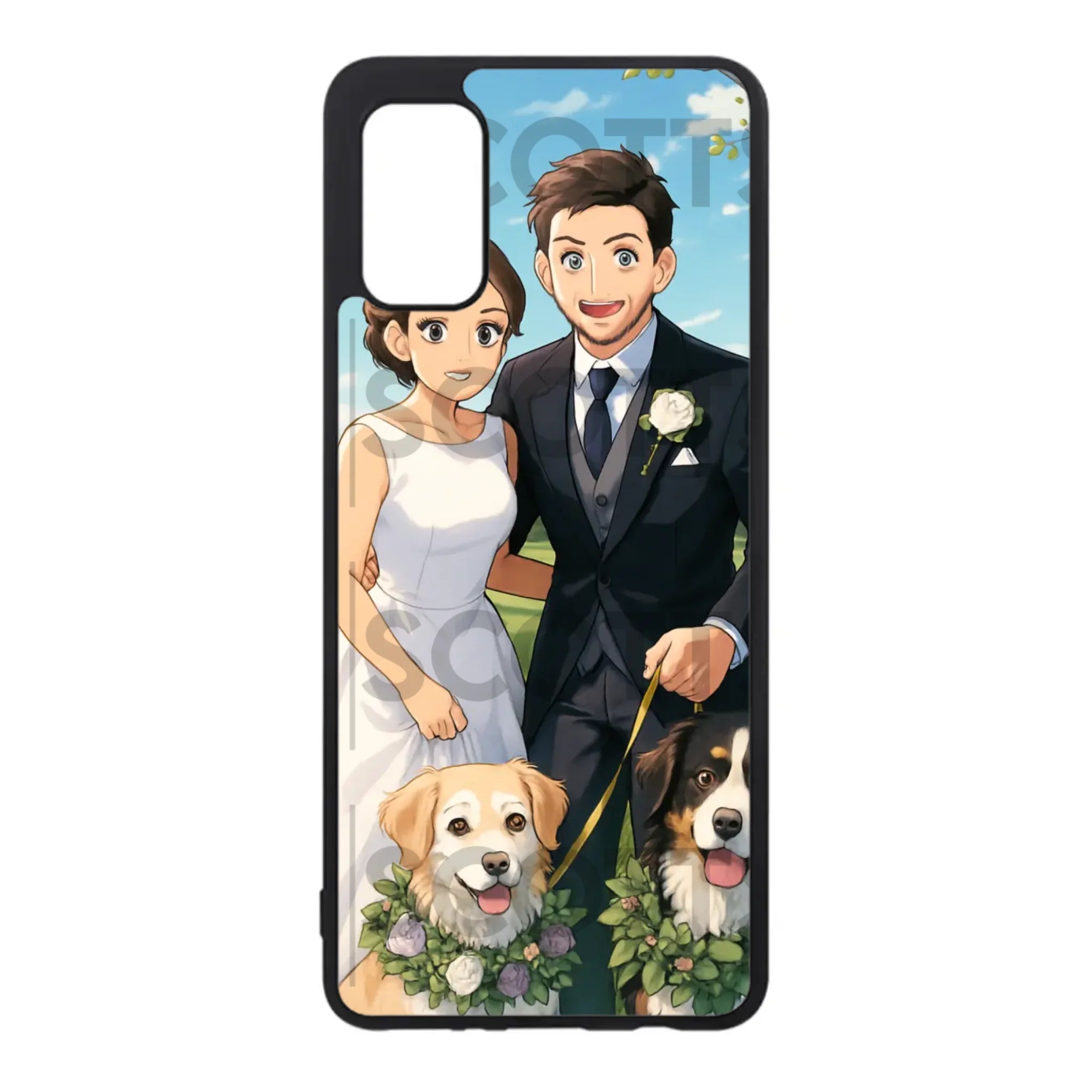 Custom Personalised Anime - Manga Animated Rubber TPU Case for iPhone, Samsung & Pixel