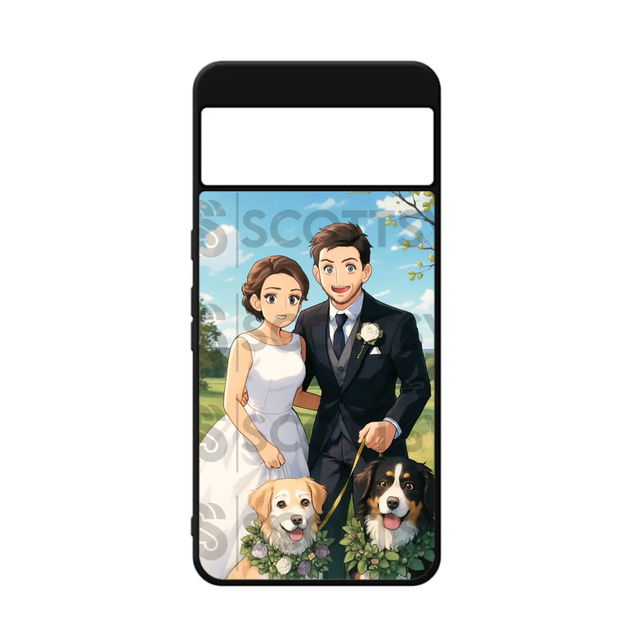 Personalised manga phone case for Google Pixel