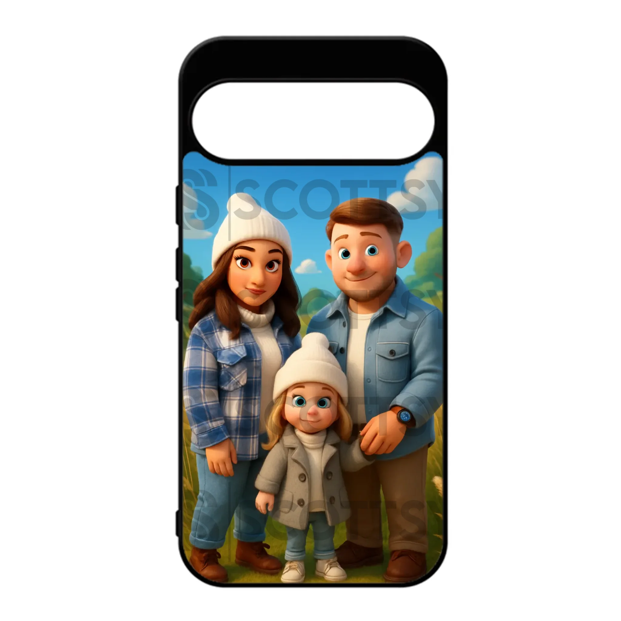 Personalised magical cartoon phone case for Google Pixel 9 and 9 Pro