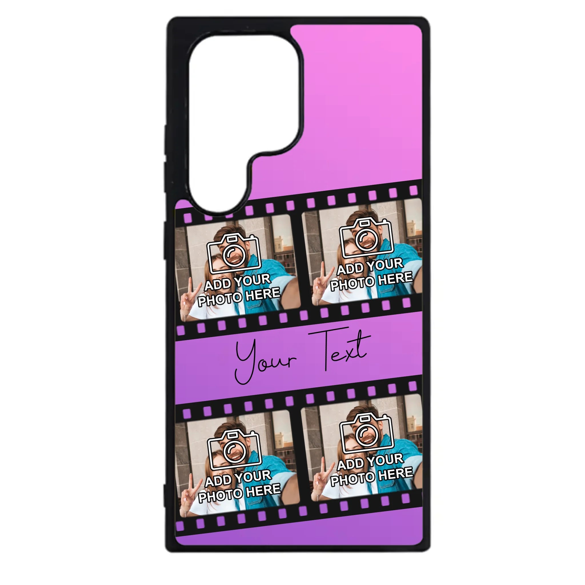 Film reel personalised phone case for Samsung Galaxy S series