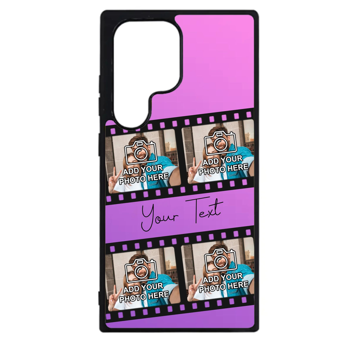 Film Reel No.1 Custom Photos Personalised Rubber TPU Case for iPhone, Samsung & Pixel