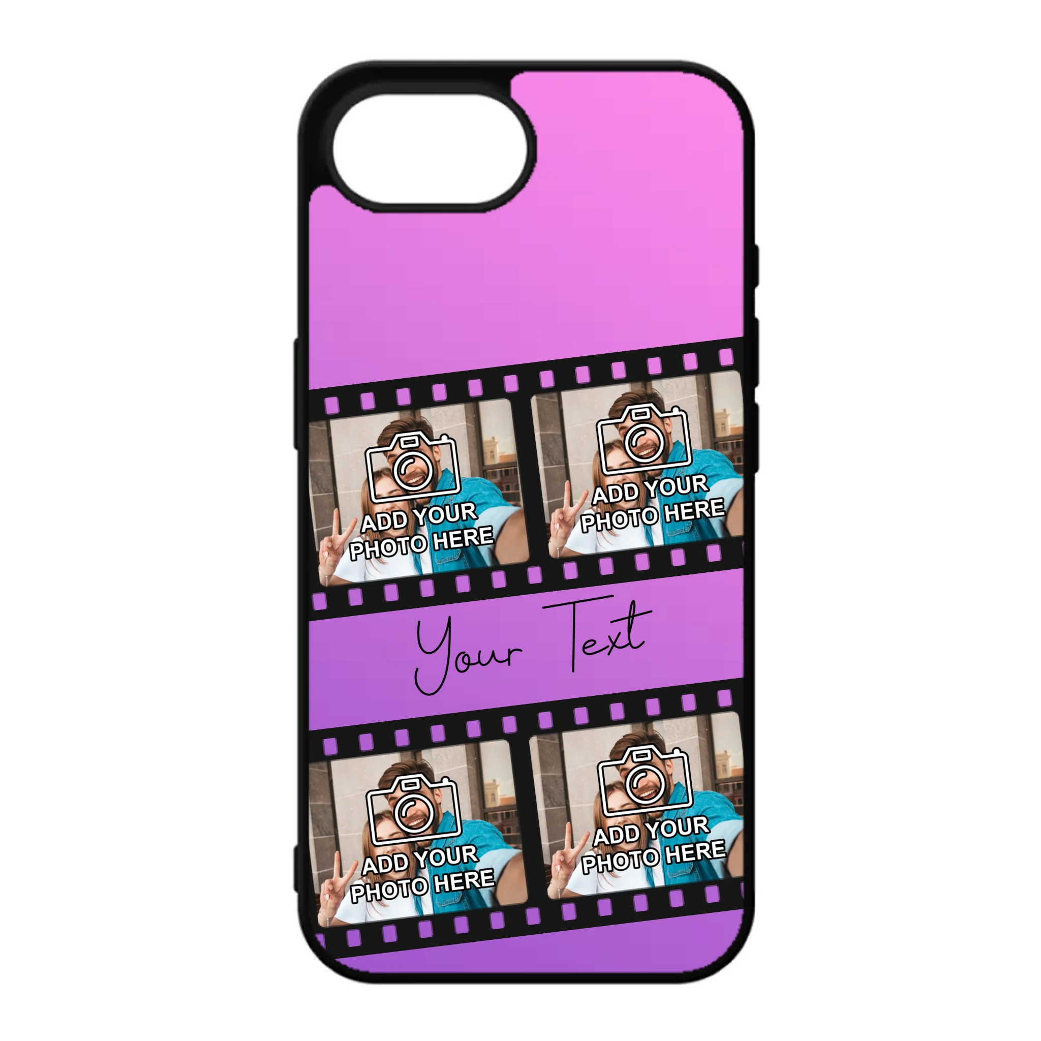 Personalised film reel phone case for iPhone 16e