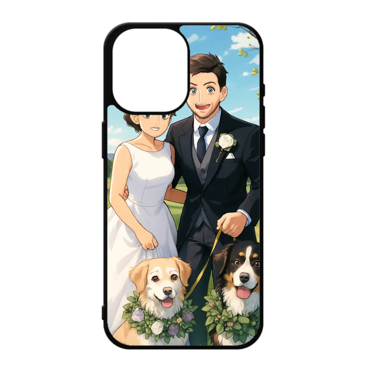 Custom Personalised Anime - Manga Animated Rubber TPU Case for iPhone, Samsung & Pixel