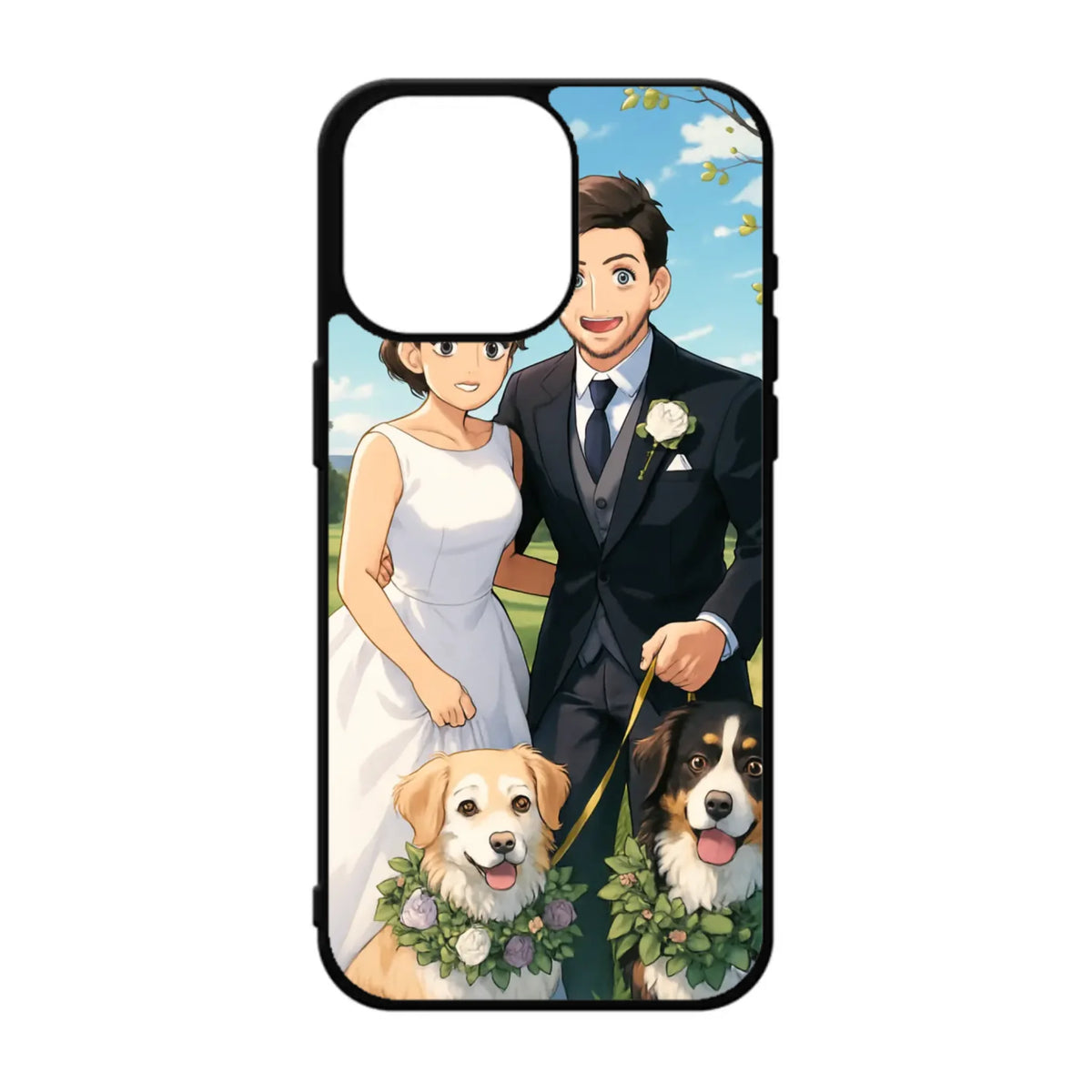 Custom Personalised Anime - Manga Animated Rubber TPU Case for iPhone, Samsung & Pixel