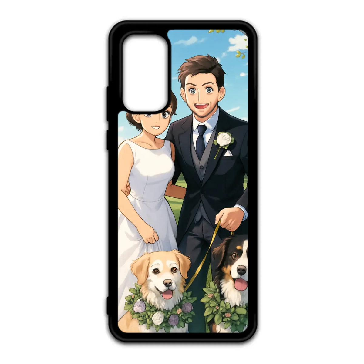 Custom Personalised Anime - Manga Animated Rubber TPU Case for iPhone, Samsung & Pixel