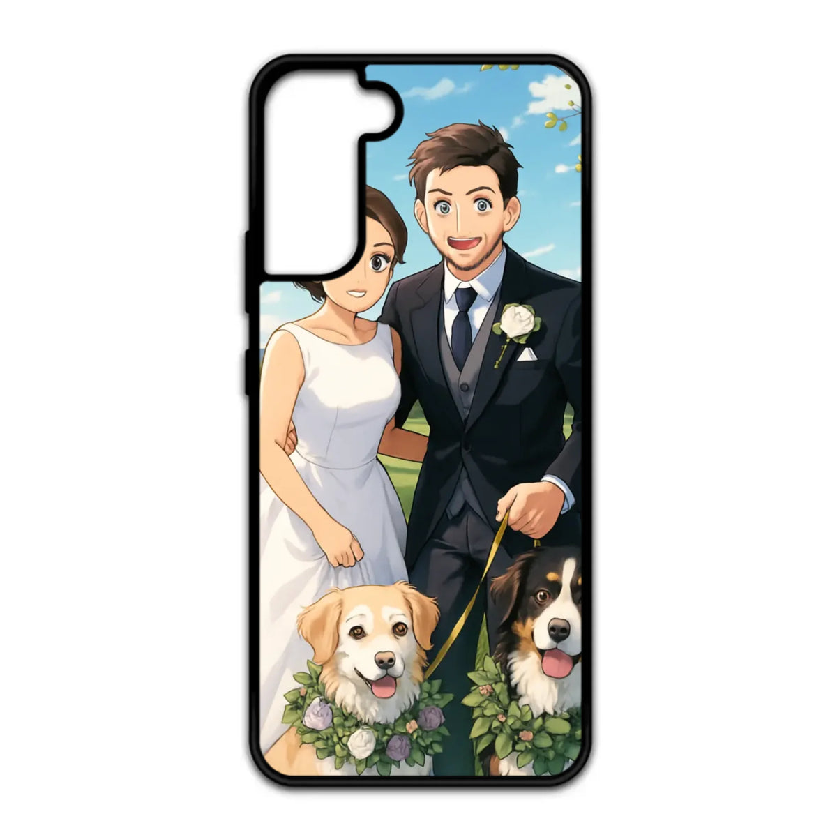 Custom Personalised Anime - Manga Animated Rubber TPU Case for iPhone, Samsung & Pixel