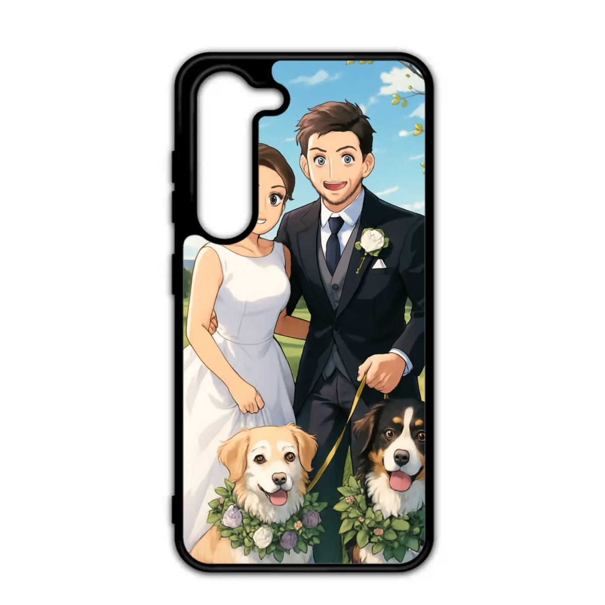 Custom Personalised Anime - Manga Animated Rubber TPU Case for iPhone, Samsung & Pixel
