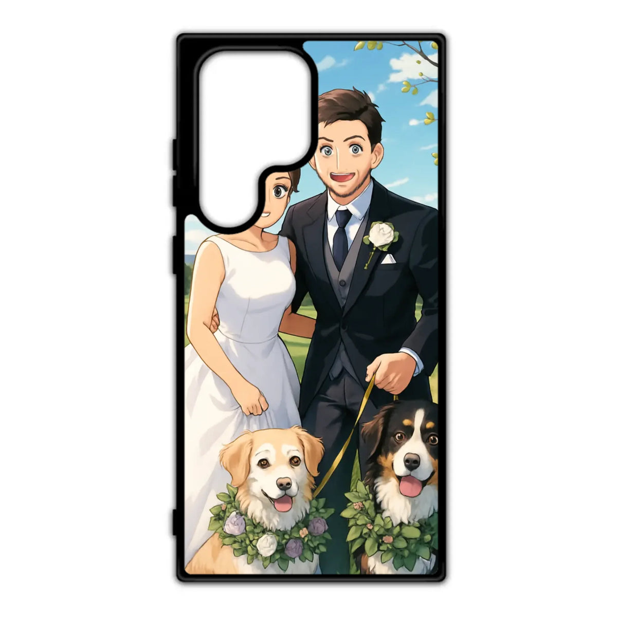 Custom Personalised Anime - Manga Animated Rubber TPU Case for iPhone, Samsung & Pixel