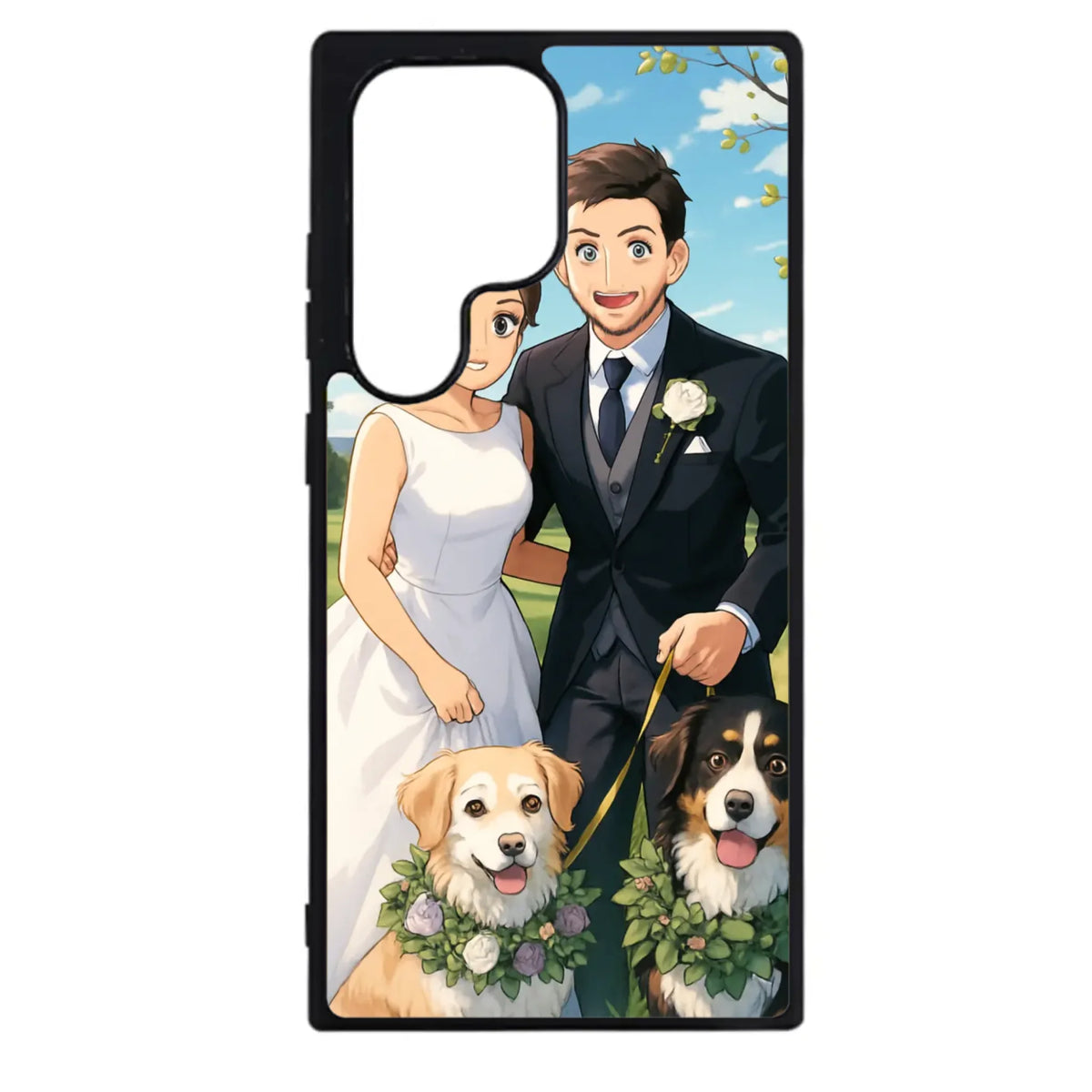 Custom Personalised Anime - Manga Animated Rubber TPU Case for iPhone, Samsung & Pixel