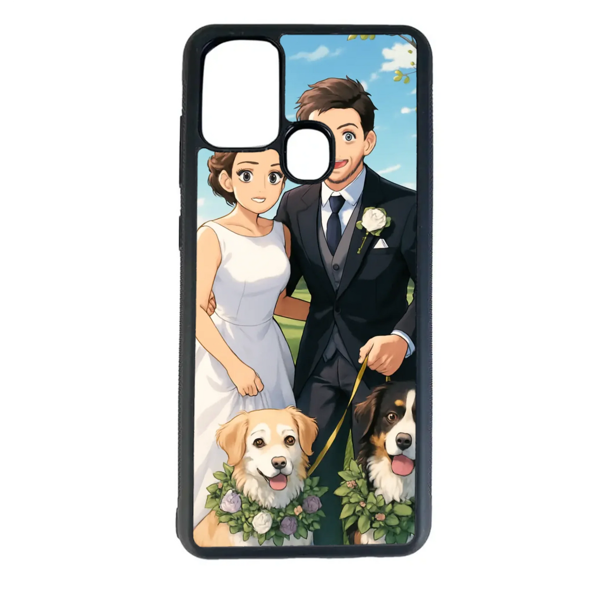 Custom Personalised Anime - Manga Animated Rubber TPU Case for iPhone, Samsung & Pixel