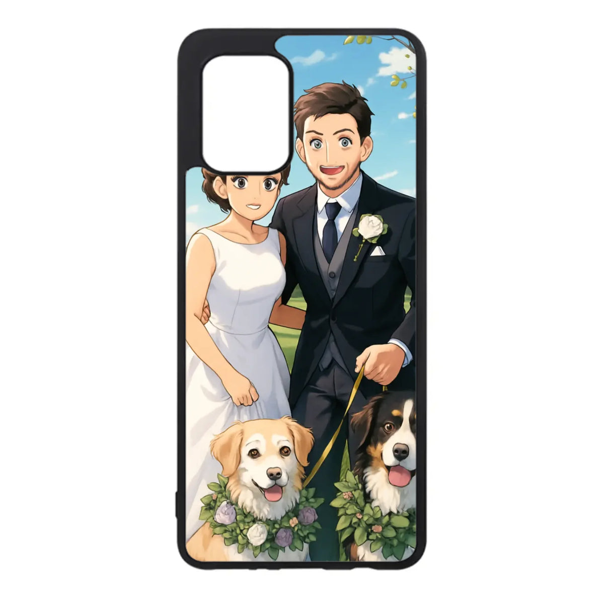 Custom Personalised Anime - Manga Animated Rubber TPU Case for iPhone, Samsung & Pixel