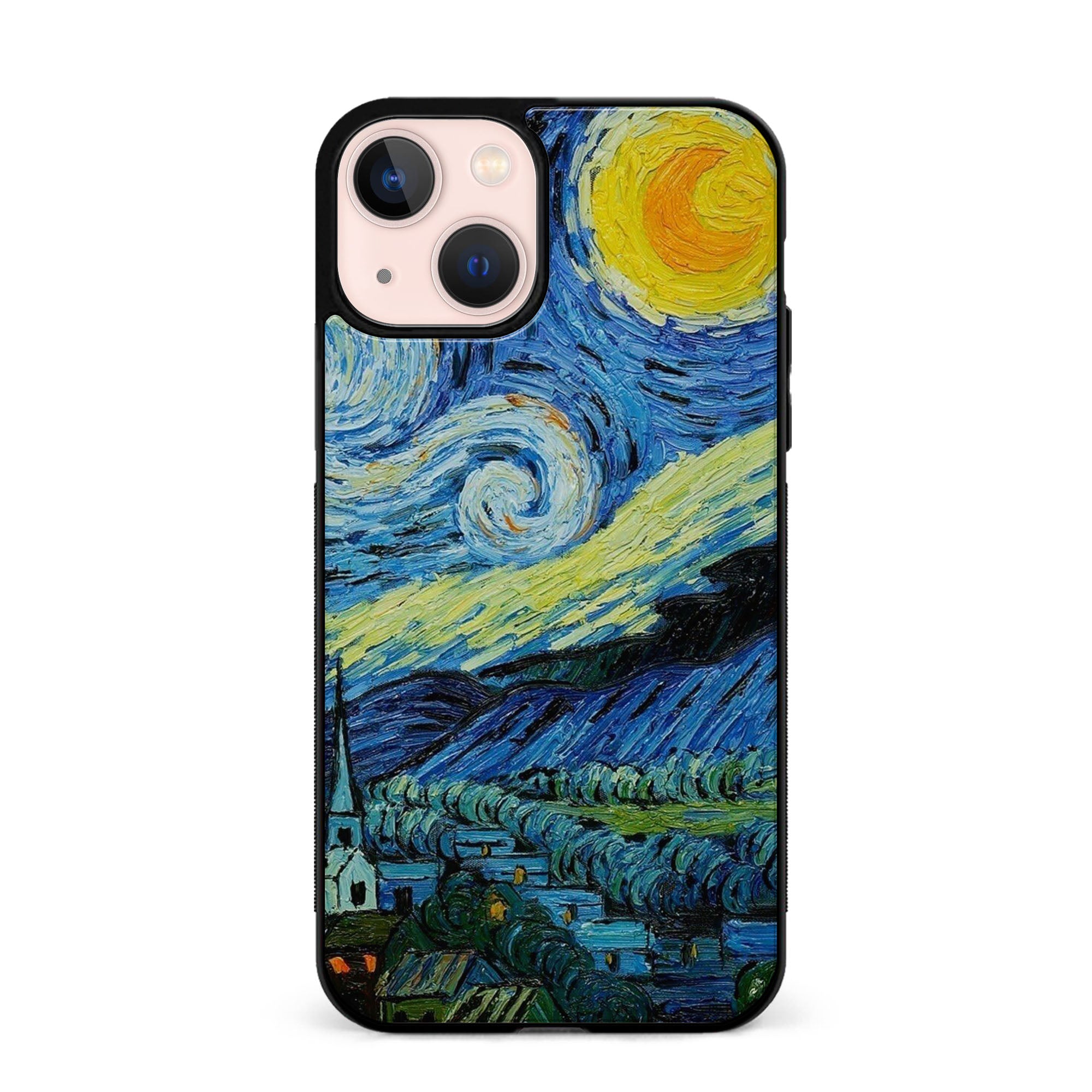 Van Gogh Starry Night Rubber Phone Case for iPhone, Samsung, Huawei & Pixel