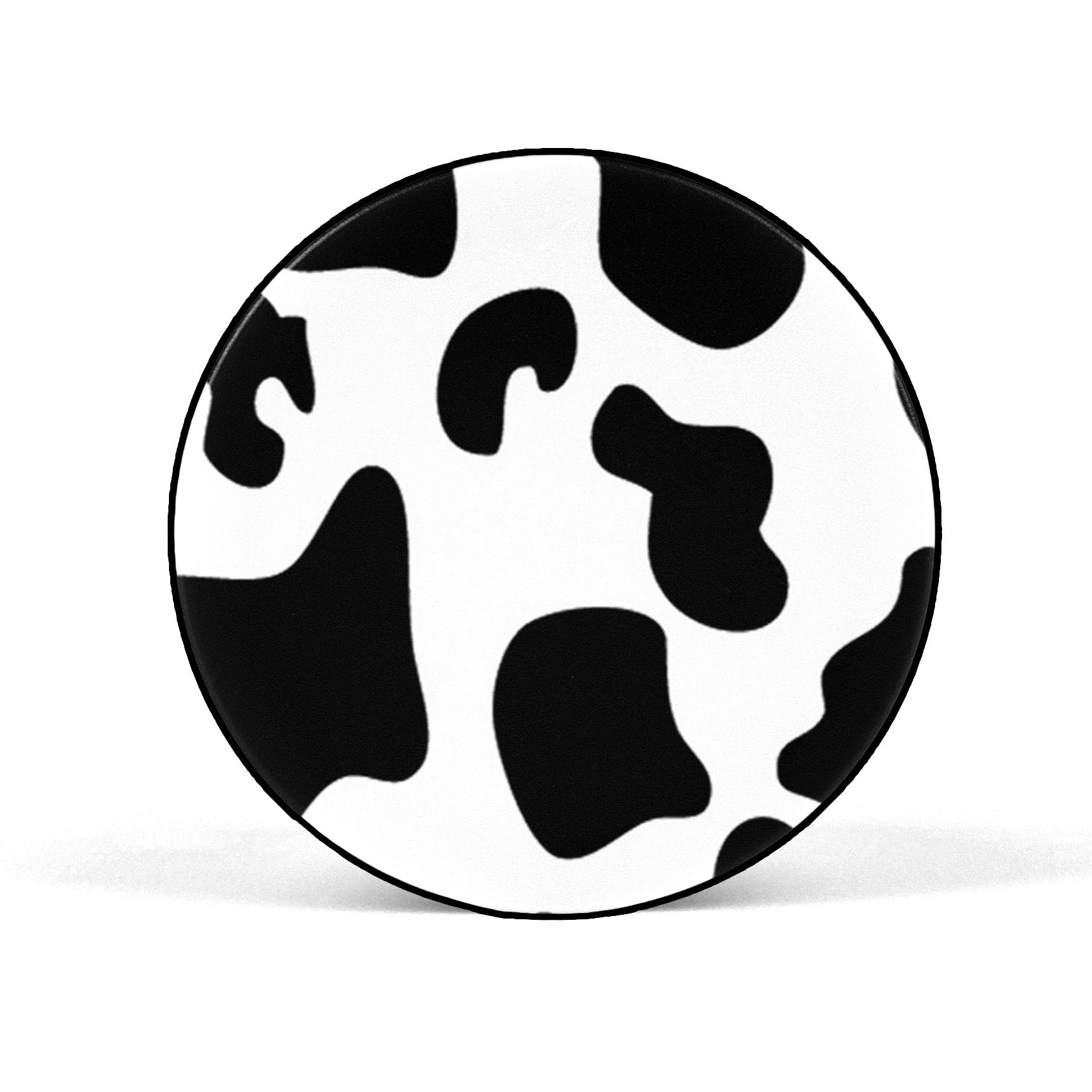 Black & White Cow Print Rubber Phone Case for iPhone, Samsung, Huawei & Pixel