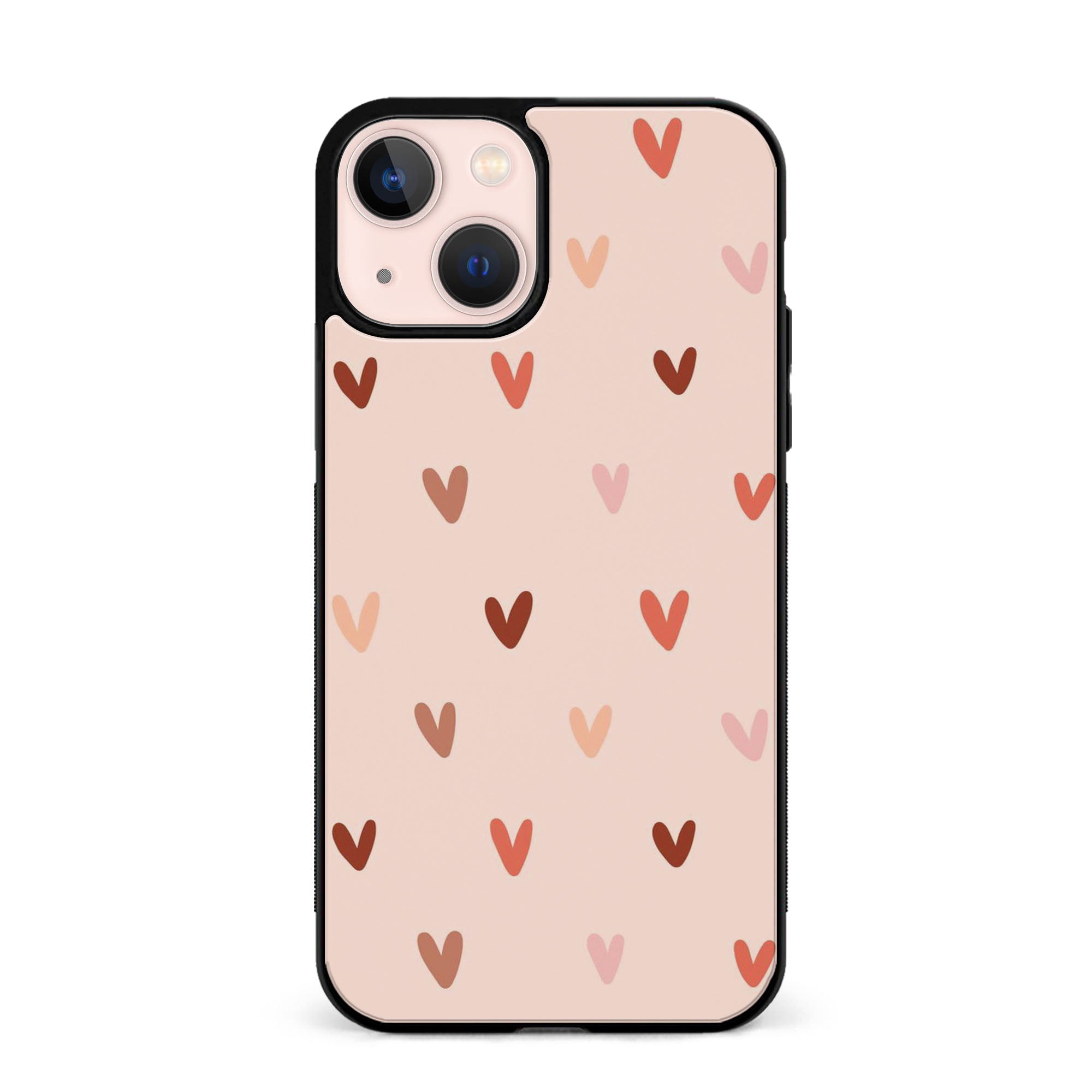 Pastel Hearts Rubber Phone Case for iPhone, Samsung, Huawei & Pixel