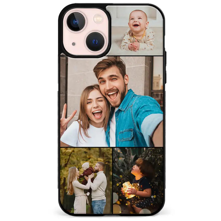 Custom Collage Personalised Rubber TPU Case for iPhone