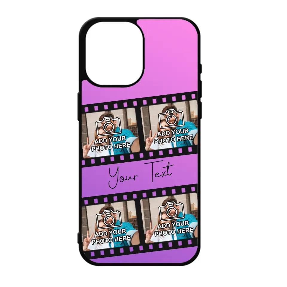 Film Reel No.1 Custom Photos Personalised Rubber TPU Case for iPhone, Samsung & Pixel