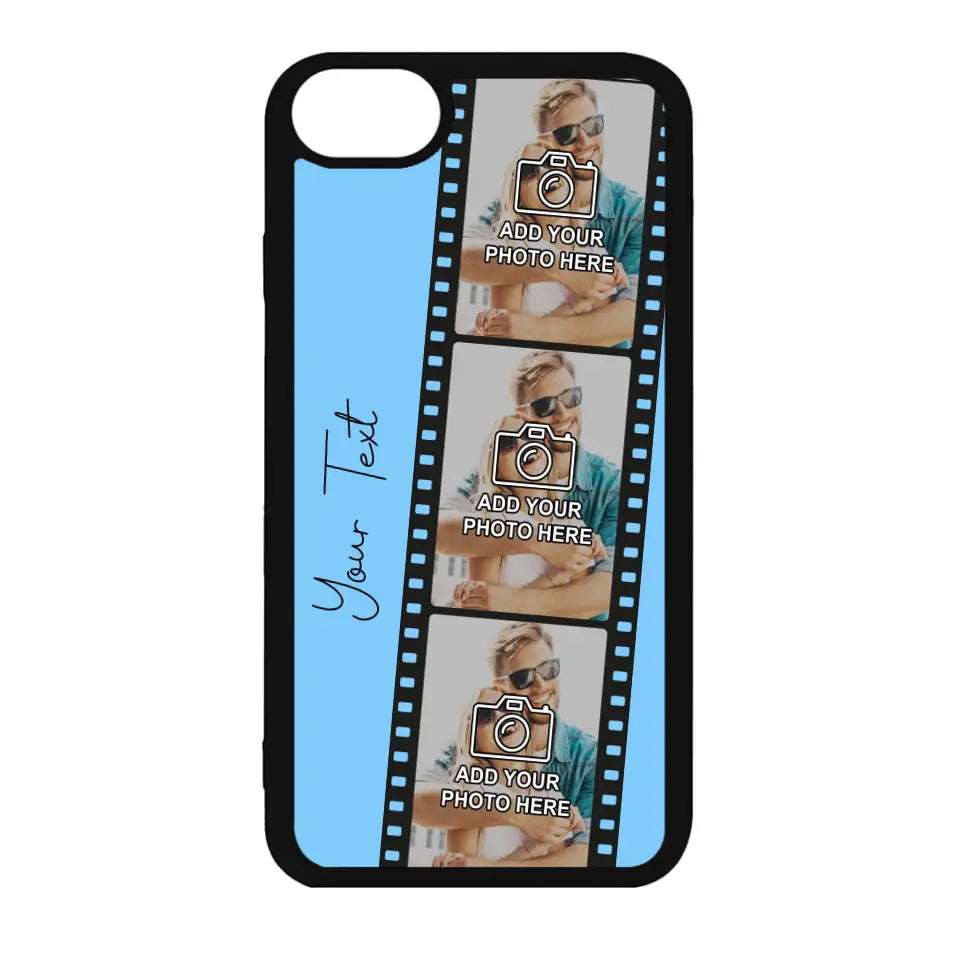 Custom Personalised Film Reel No.6 Rubber TPU Case for iPhone, Samsung & Pixel