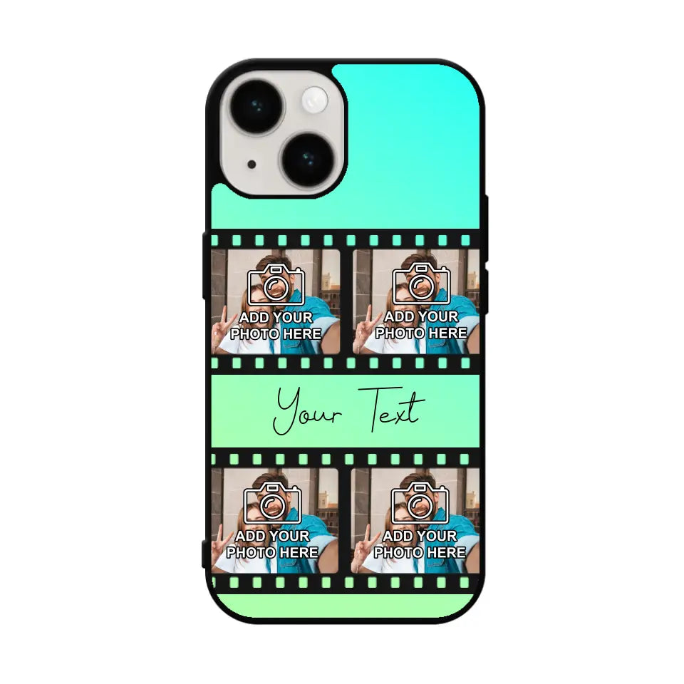 Film Reel No.2 Custom Photos Personalised Rubber TPU Case for iPhone, Samsung & Pixel